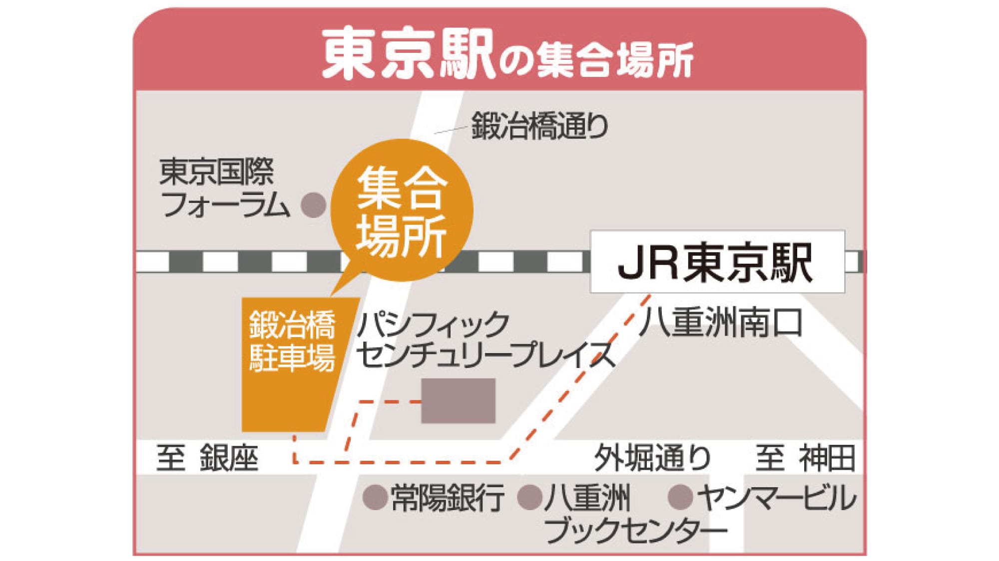 Bus Pack: Meeting Point Map [Tokyo]
