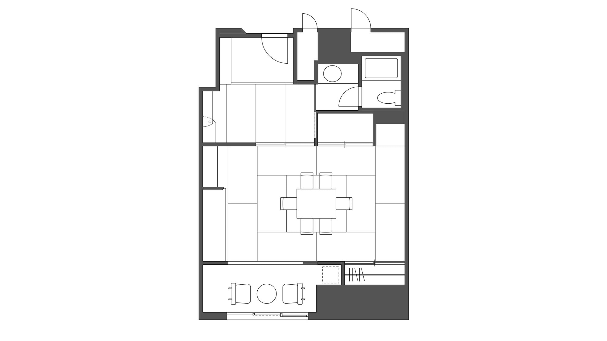 Deluxe (Japanese-style room) | Guest room layout