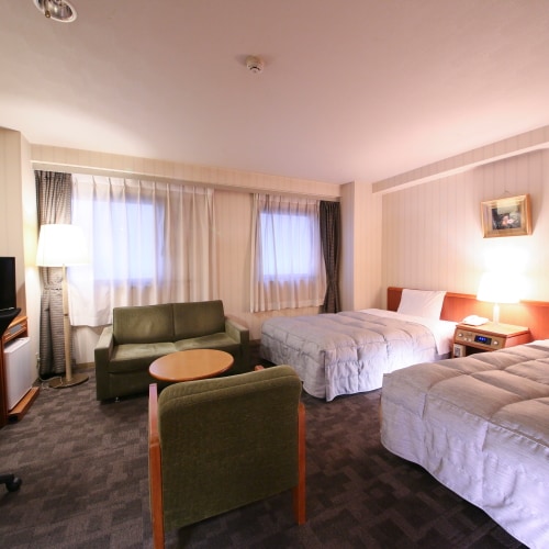 Phòng Deluxe Twin rộng 28㎡