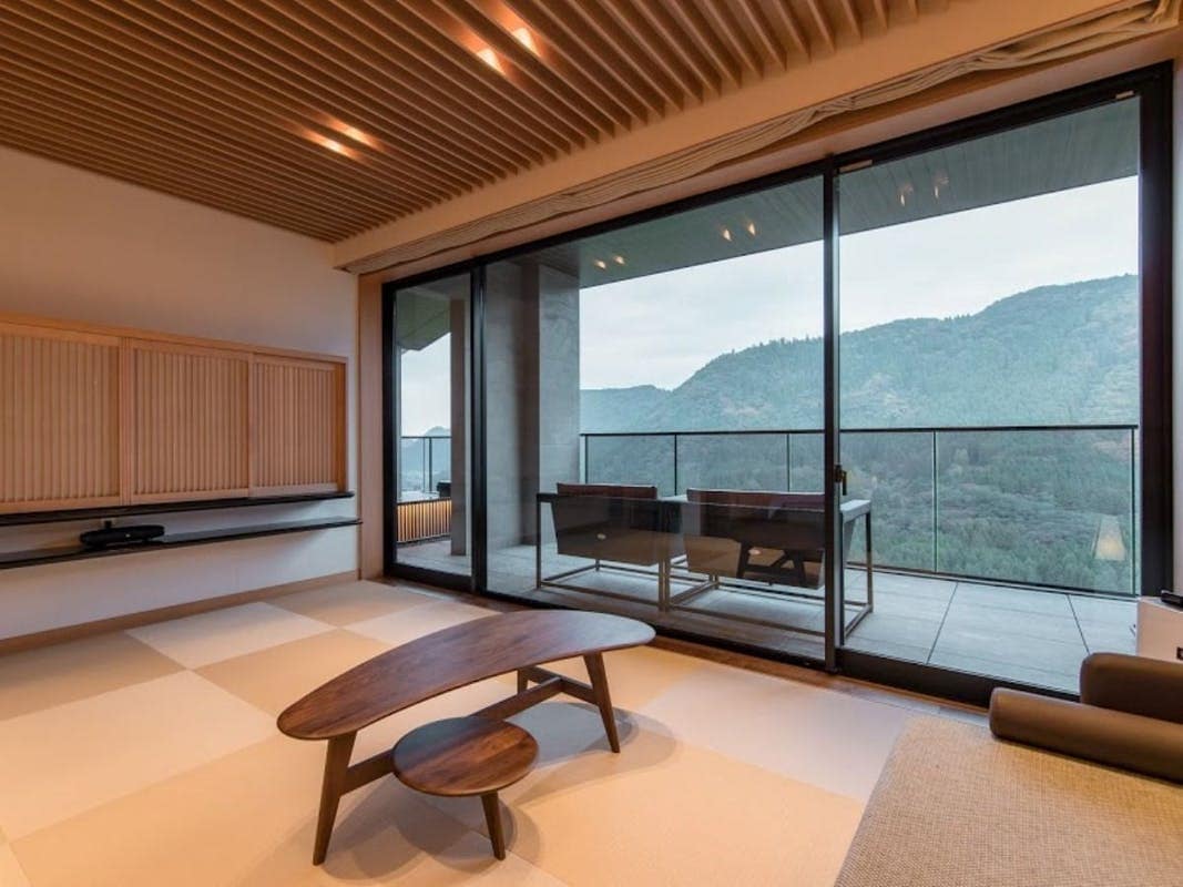 [Onsen open-air bath, villa, Japanese-Western style room] (semi-suite) [No smoking]