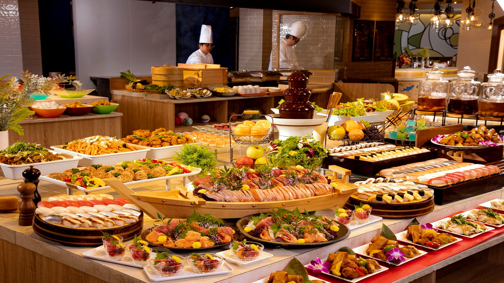 Buffet đầy màu sắc theo mùa *Hình ảnh