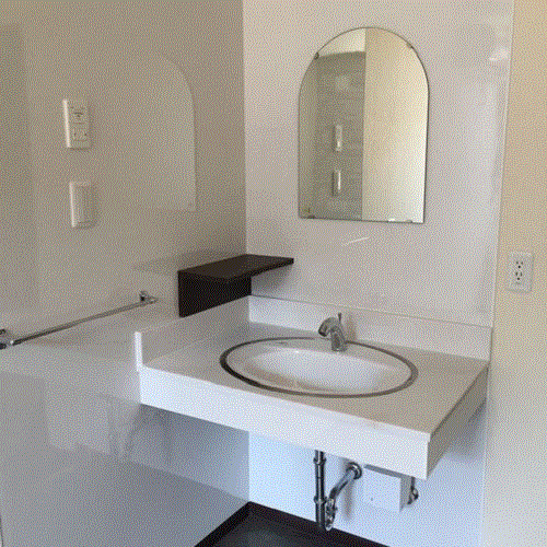 Annex out bath / toilet single room wash basin