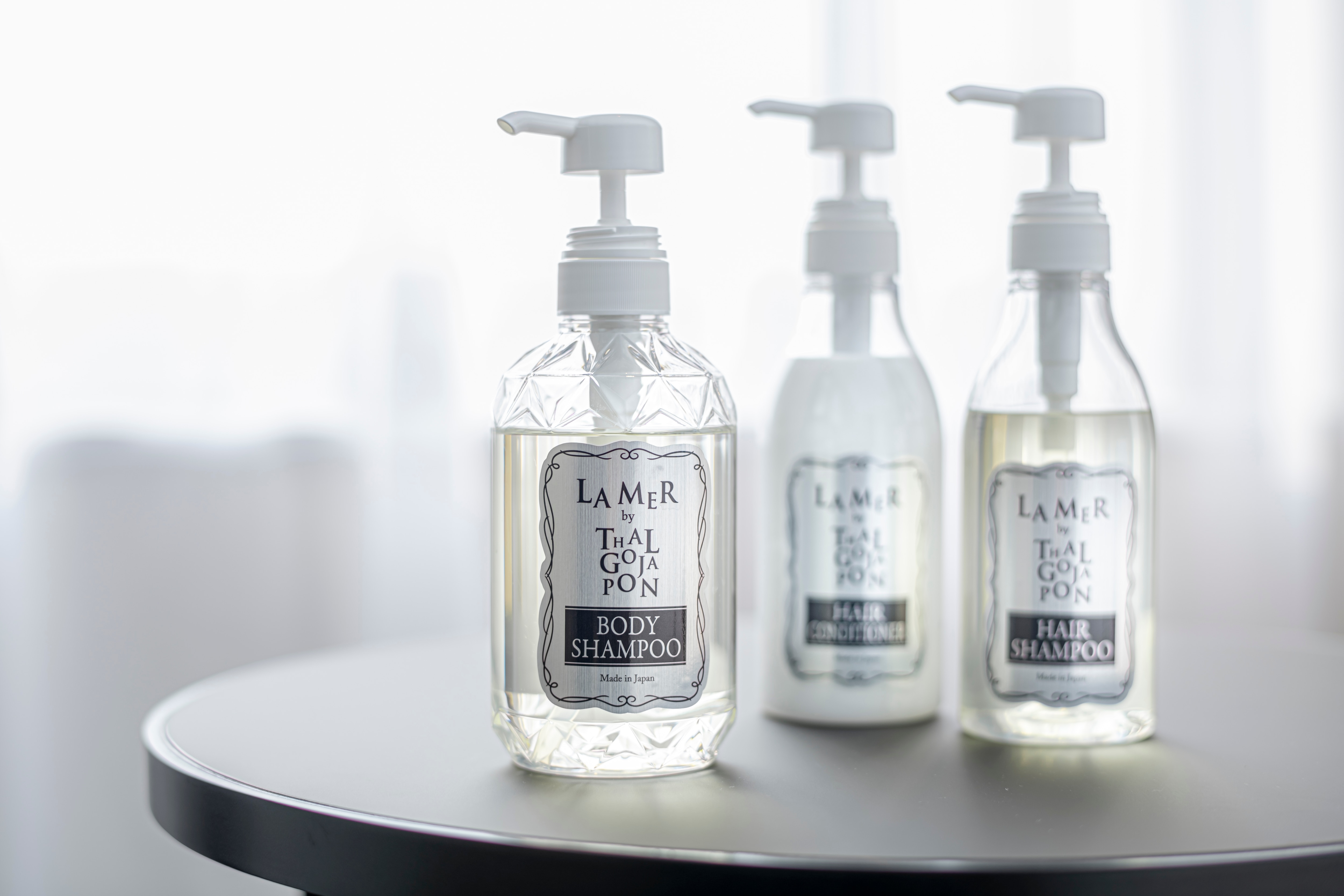 Pump type amenities