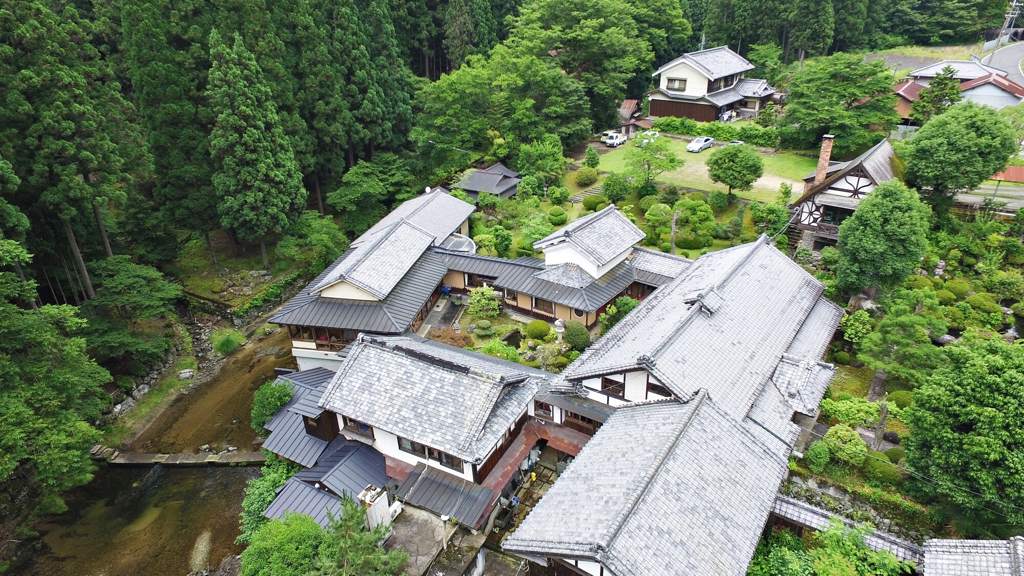 *A view of the site from above.