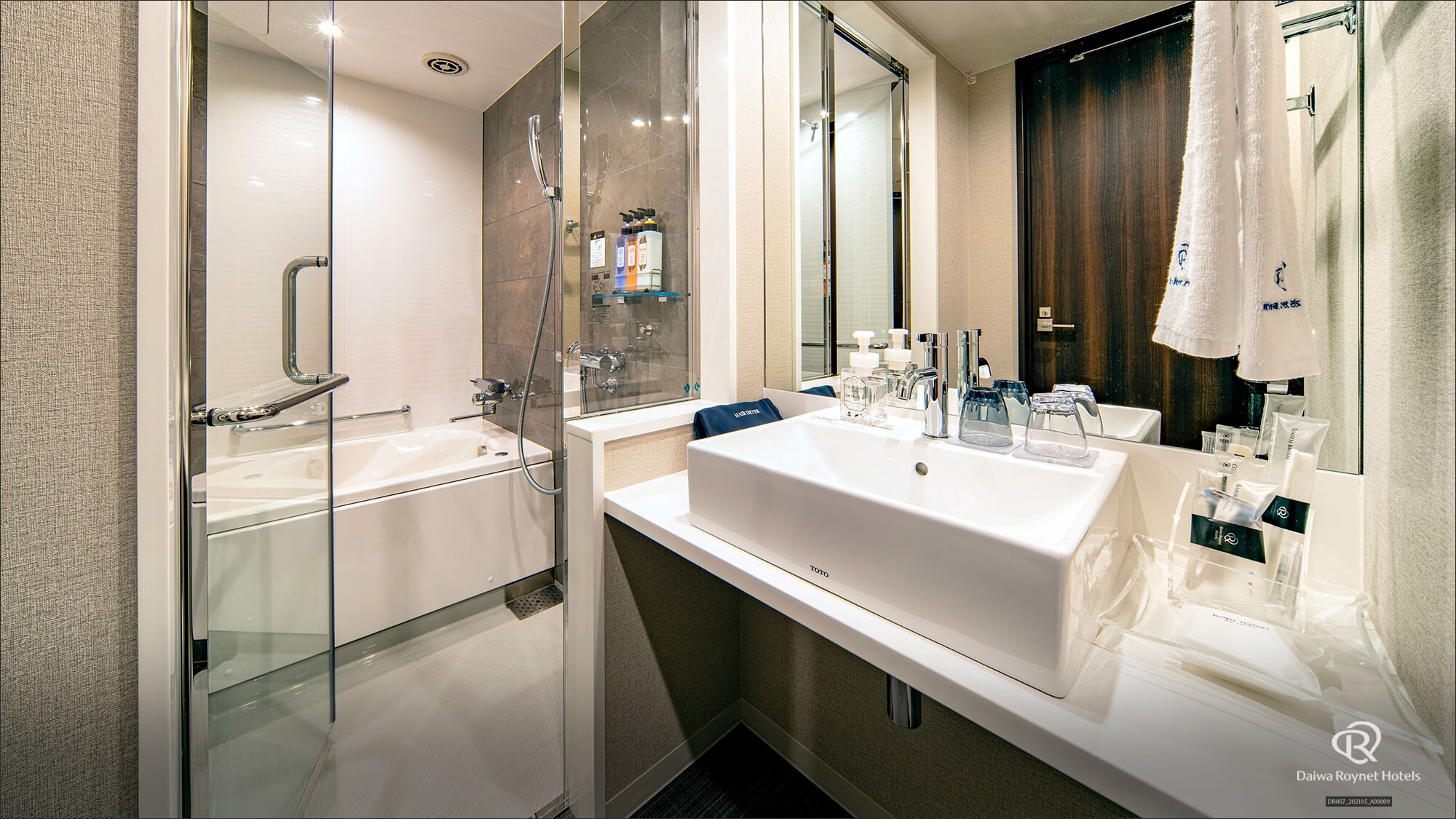 Semi-separate bathroom