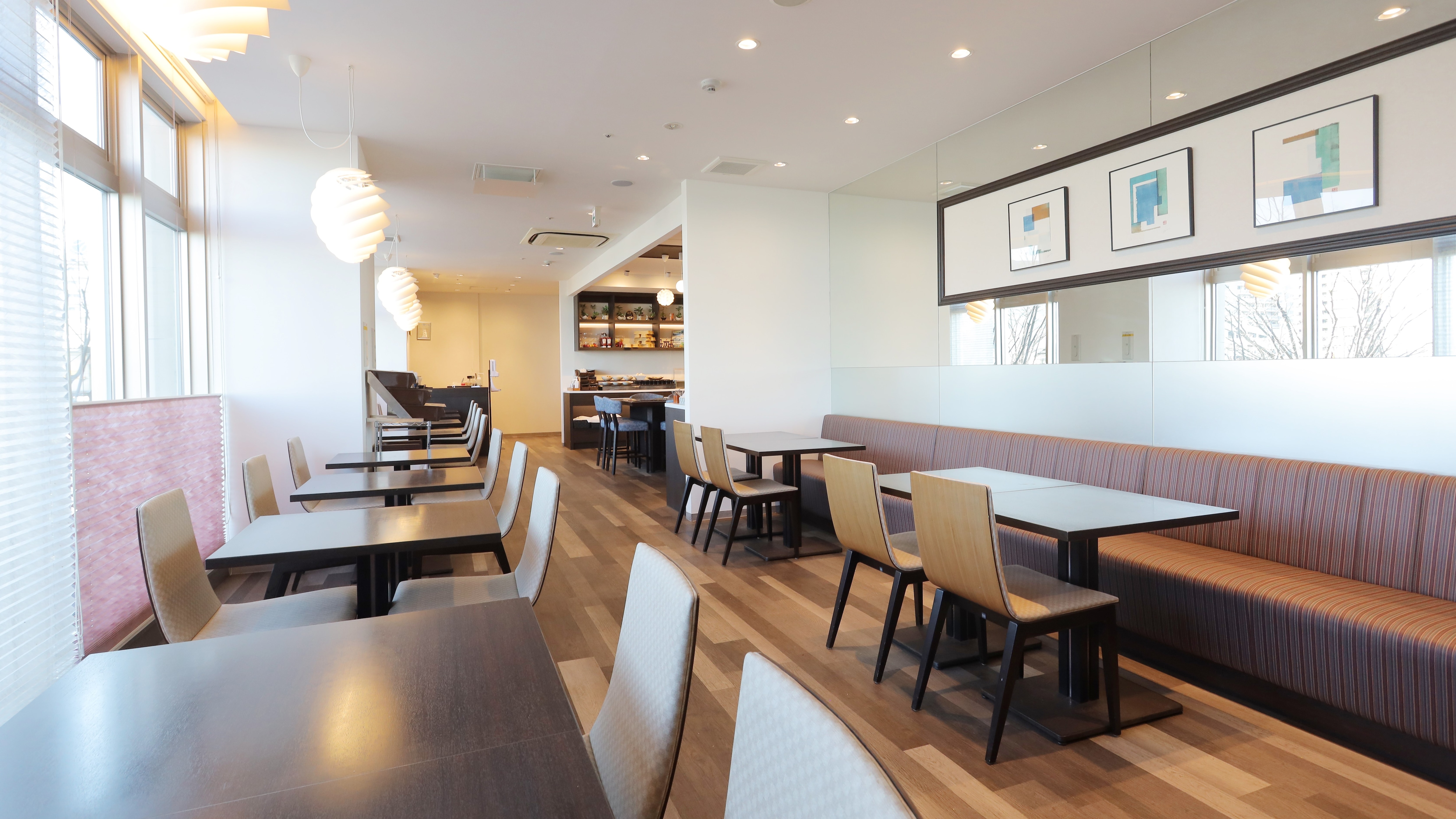 Inside the restaurant
