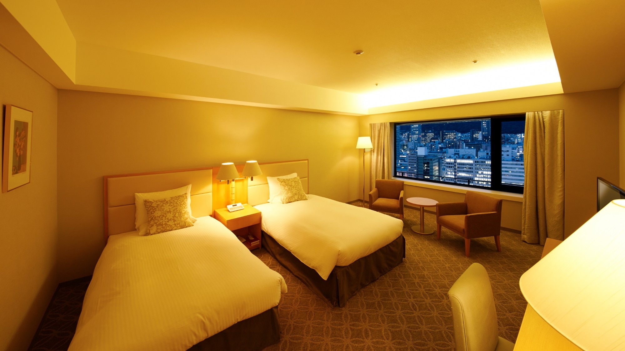 Main floor Deluxe twin 6th to 15th floor (37 square meters)