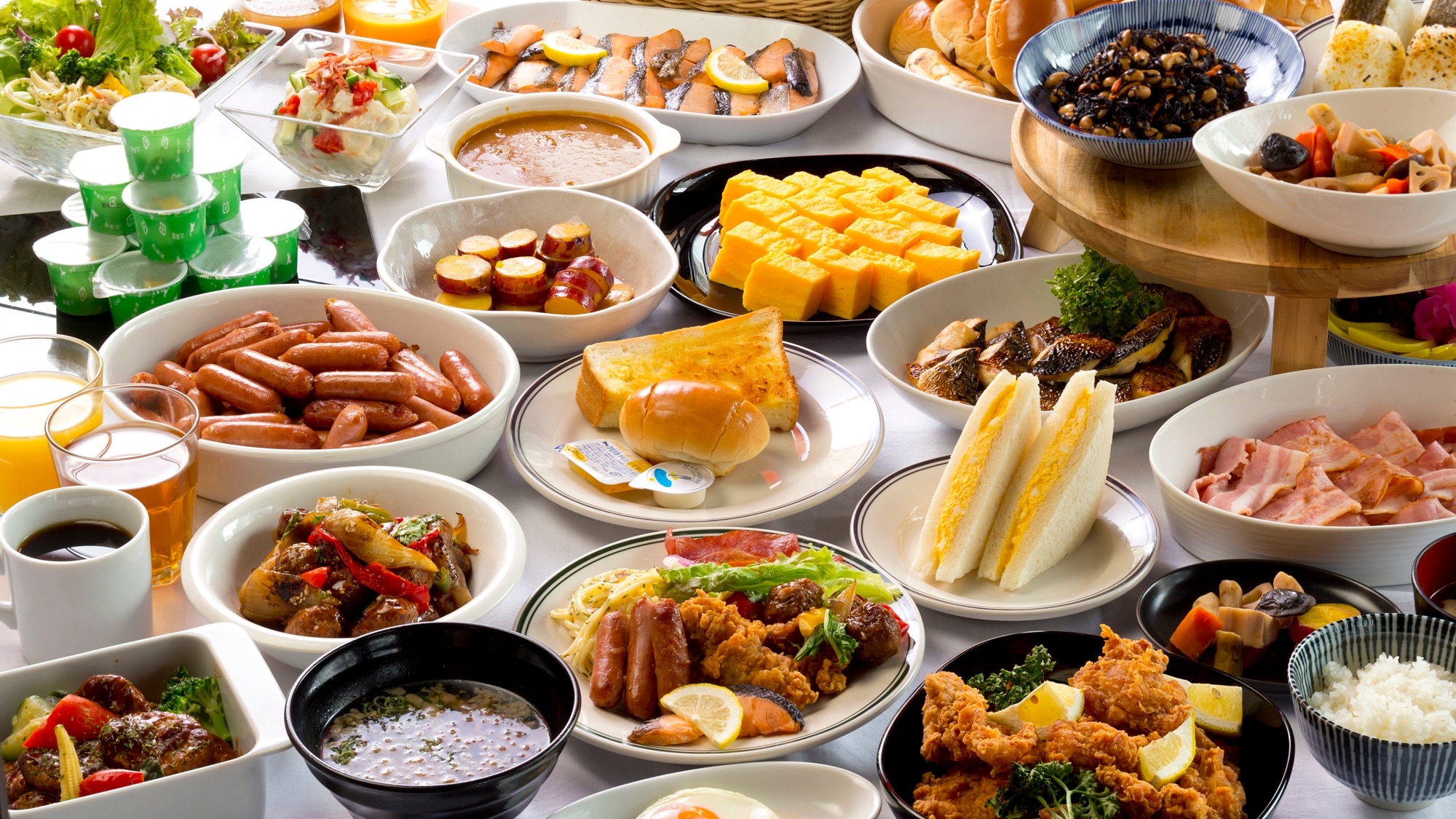 朝食バイキング