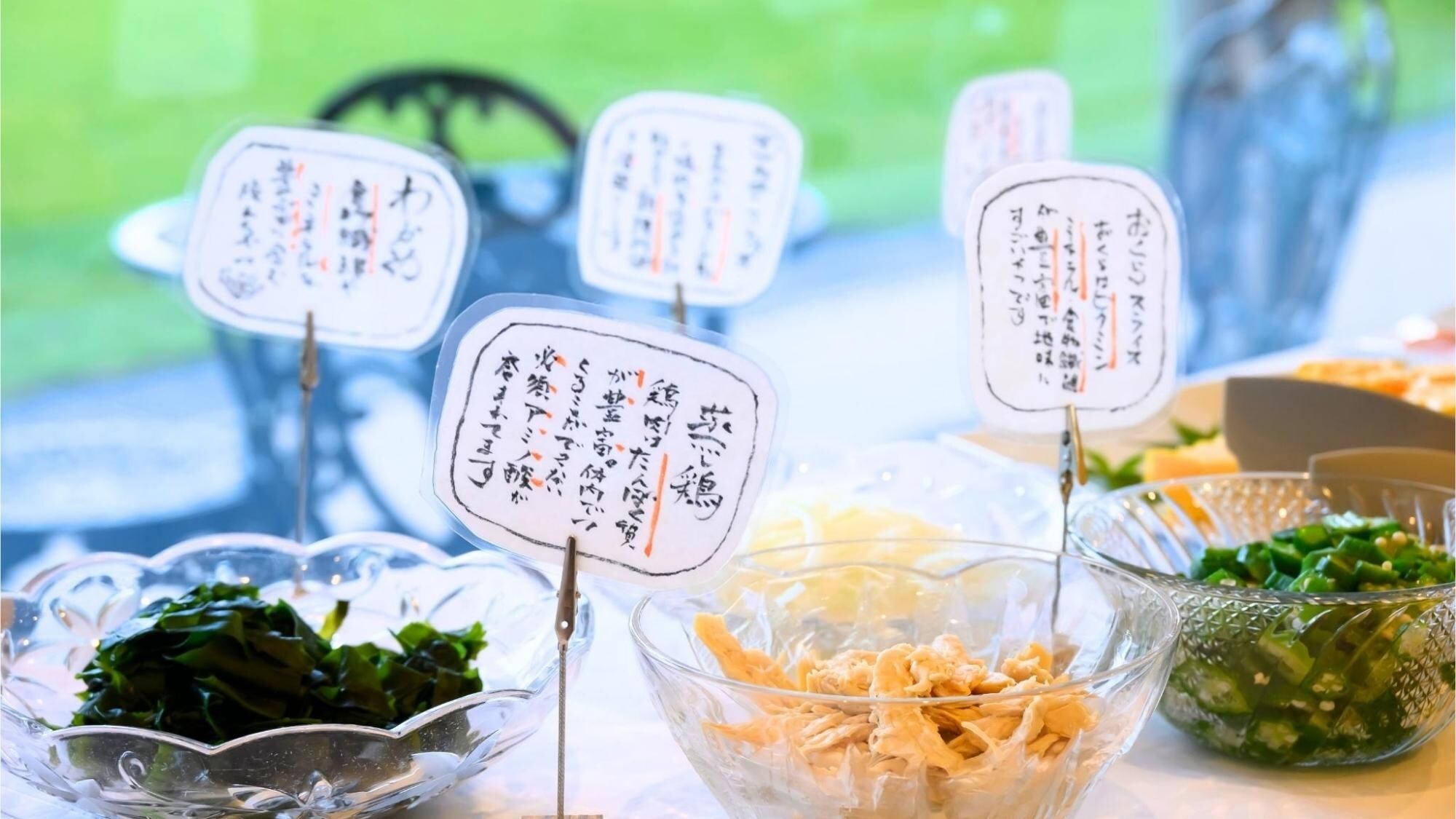 [Breakfast] Homemade obanzai are lined up. All are healthy♪