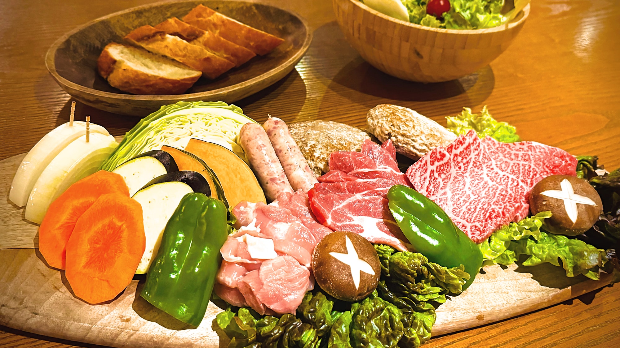 อาหารบาร์บีคิวแบบสบายๆ ที่มีปริมาณน้อย