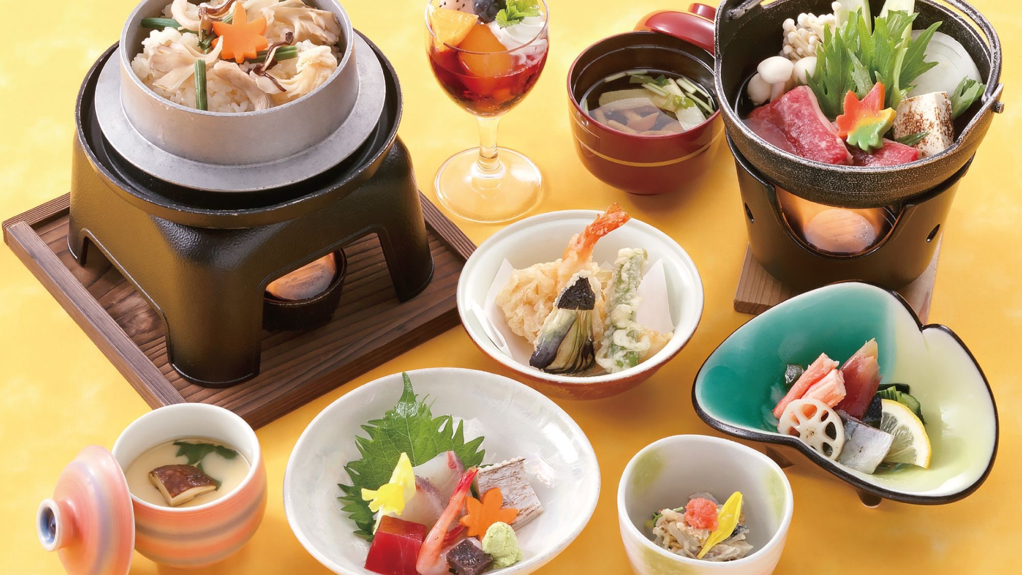 The portions are small but still delicious. Packed with the seasonal flavors of Toyama!