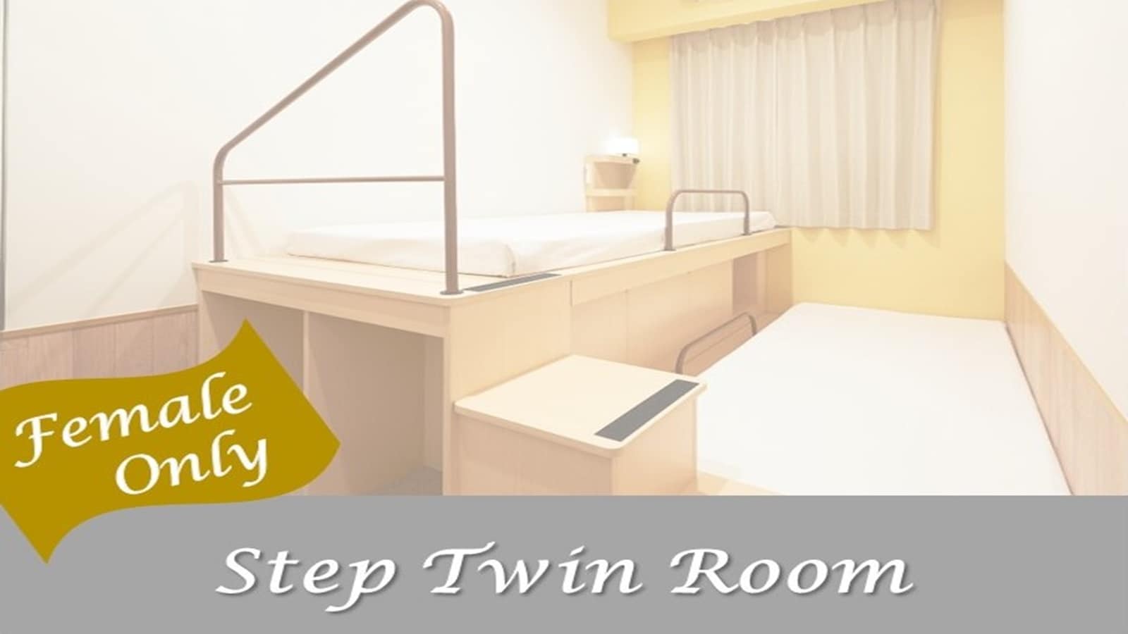 Female only Step twin room