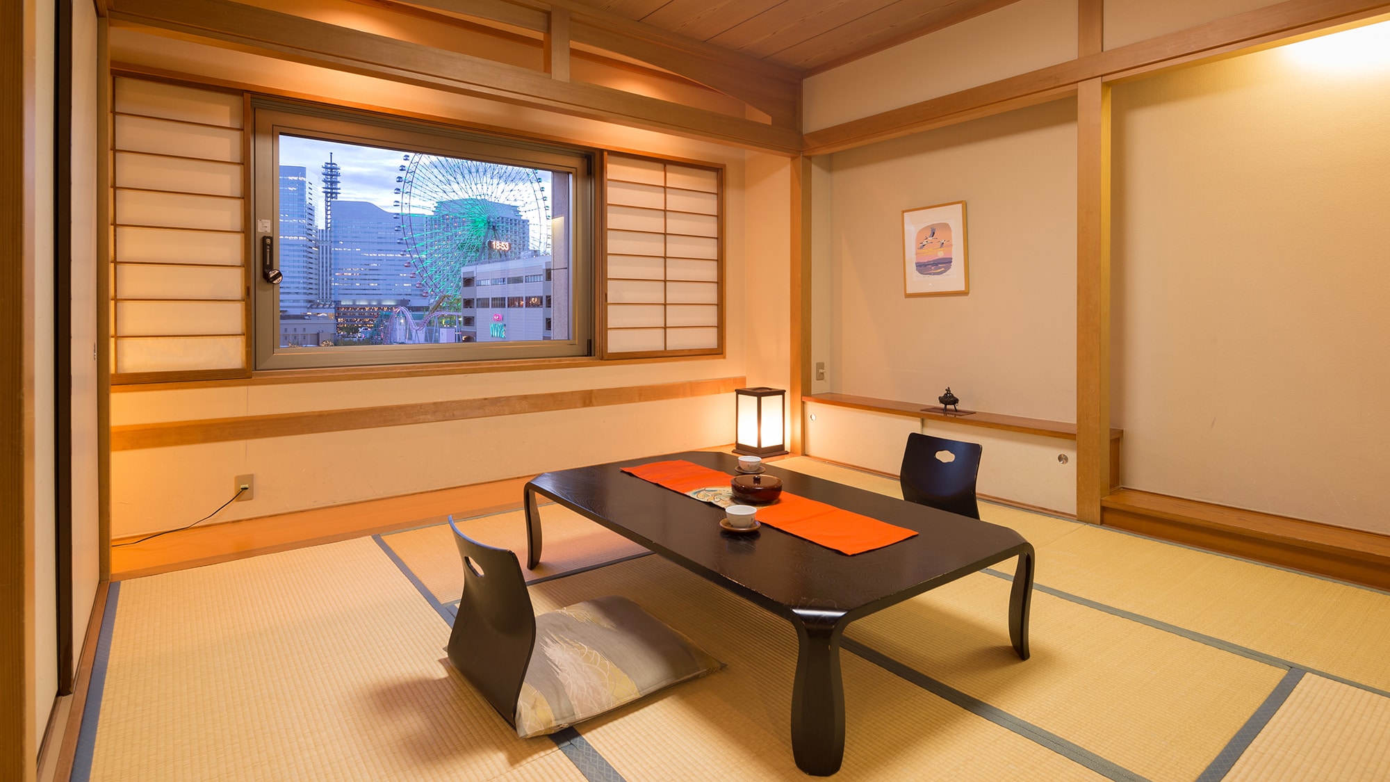 [8 tatami Japanese-style room] A cozy space in the city.