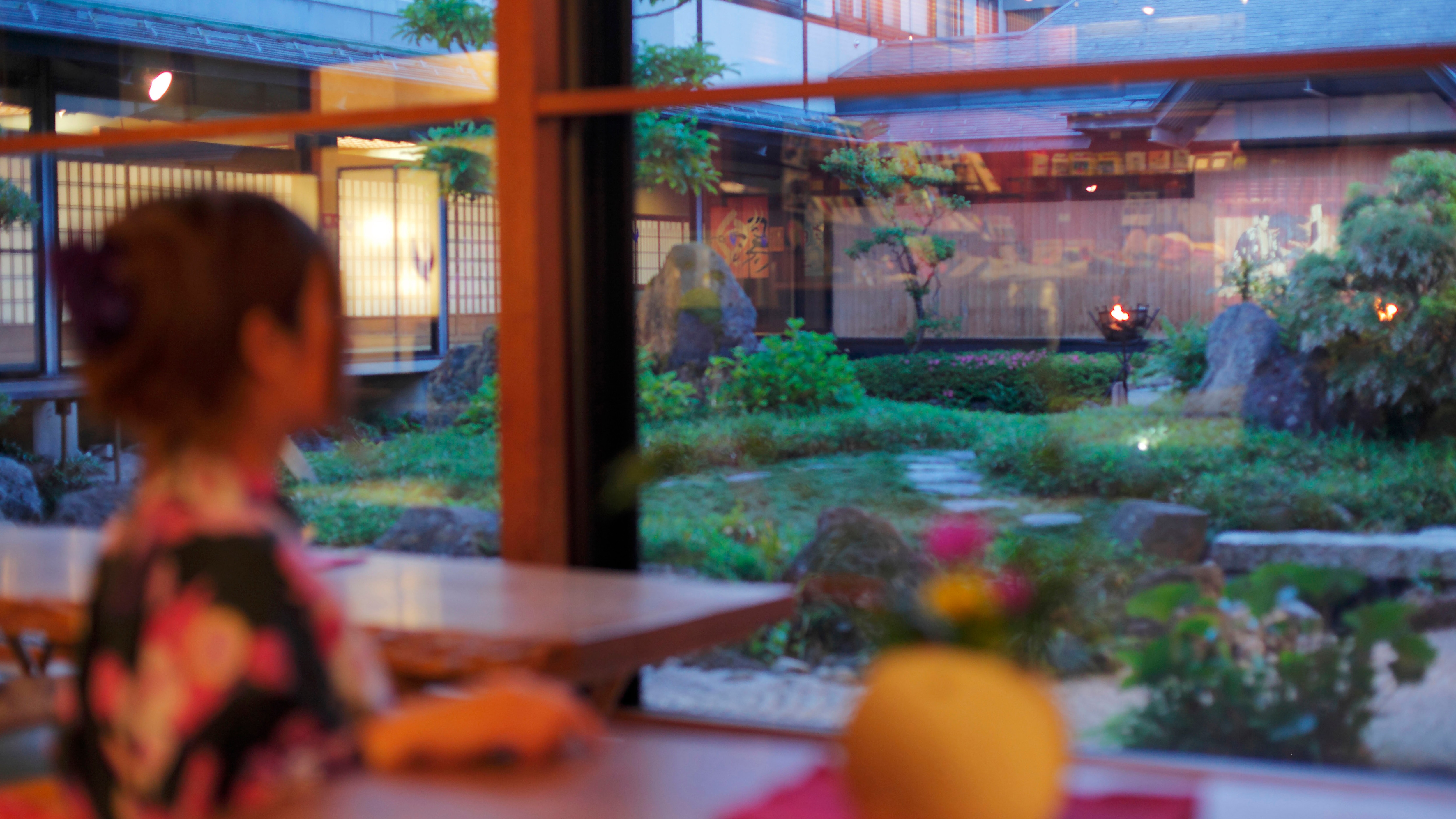 Courtyard and bonfire _169