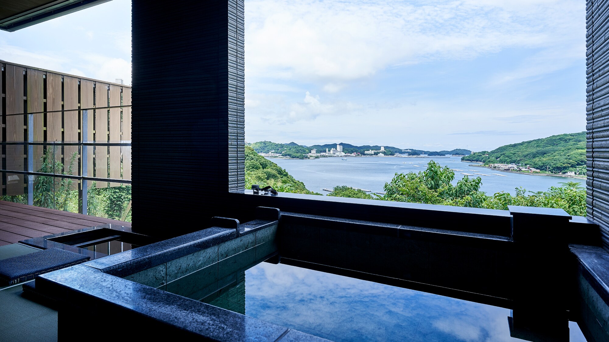 从露天浴池看到的风景