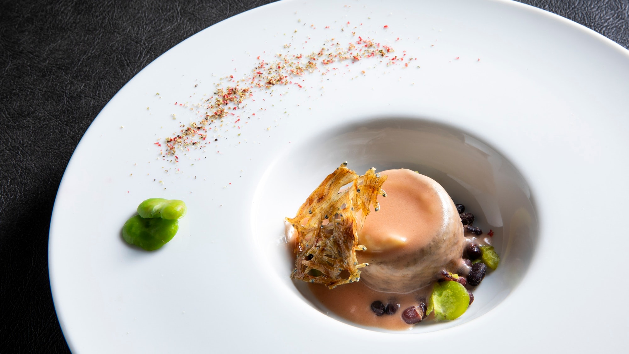 [2025 Spring Menu] Medium Plate / Hokkaido Atka Mackerel Medallion *Subject to change depending on availability