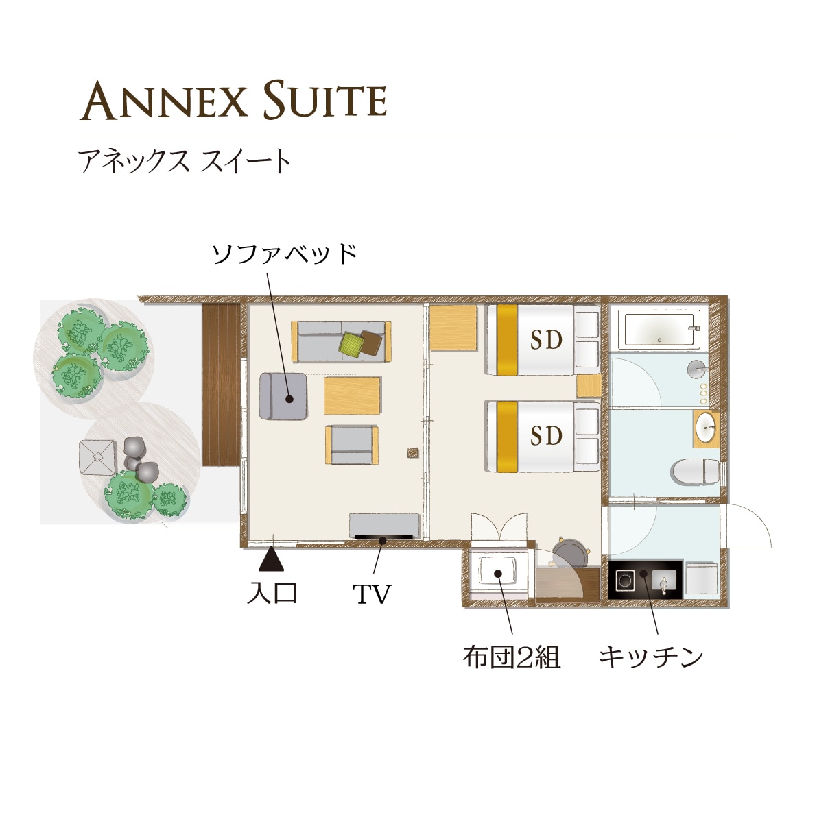 Floor plan [Annex Suite]