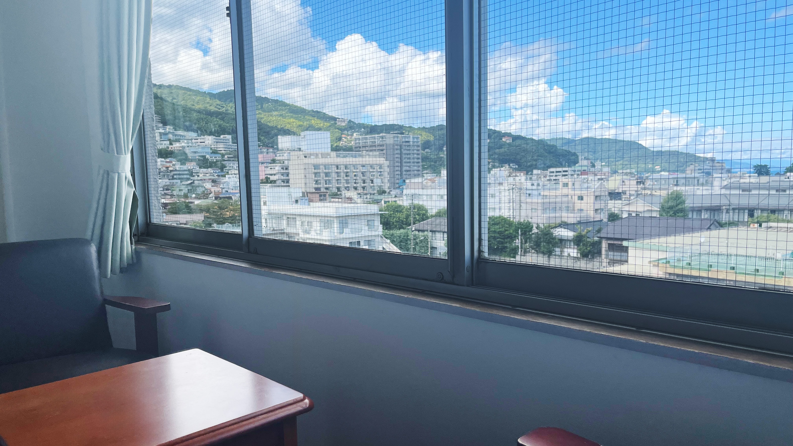 Example of the view from a high-floor guest room