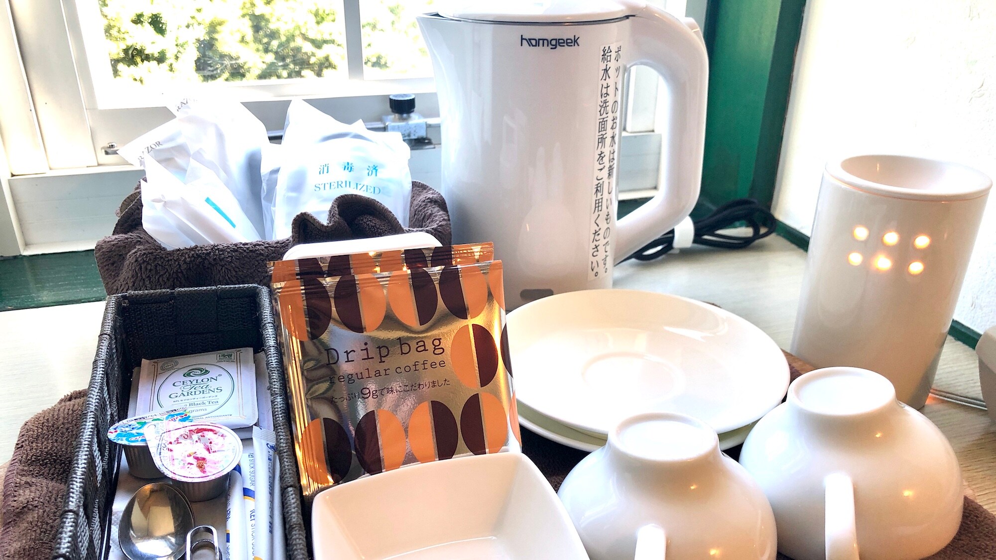 客房內茶具