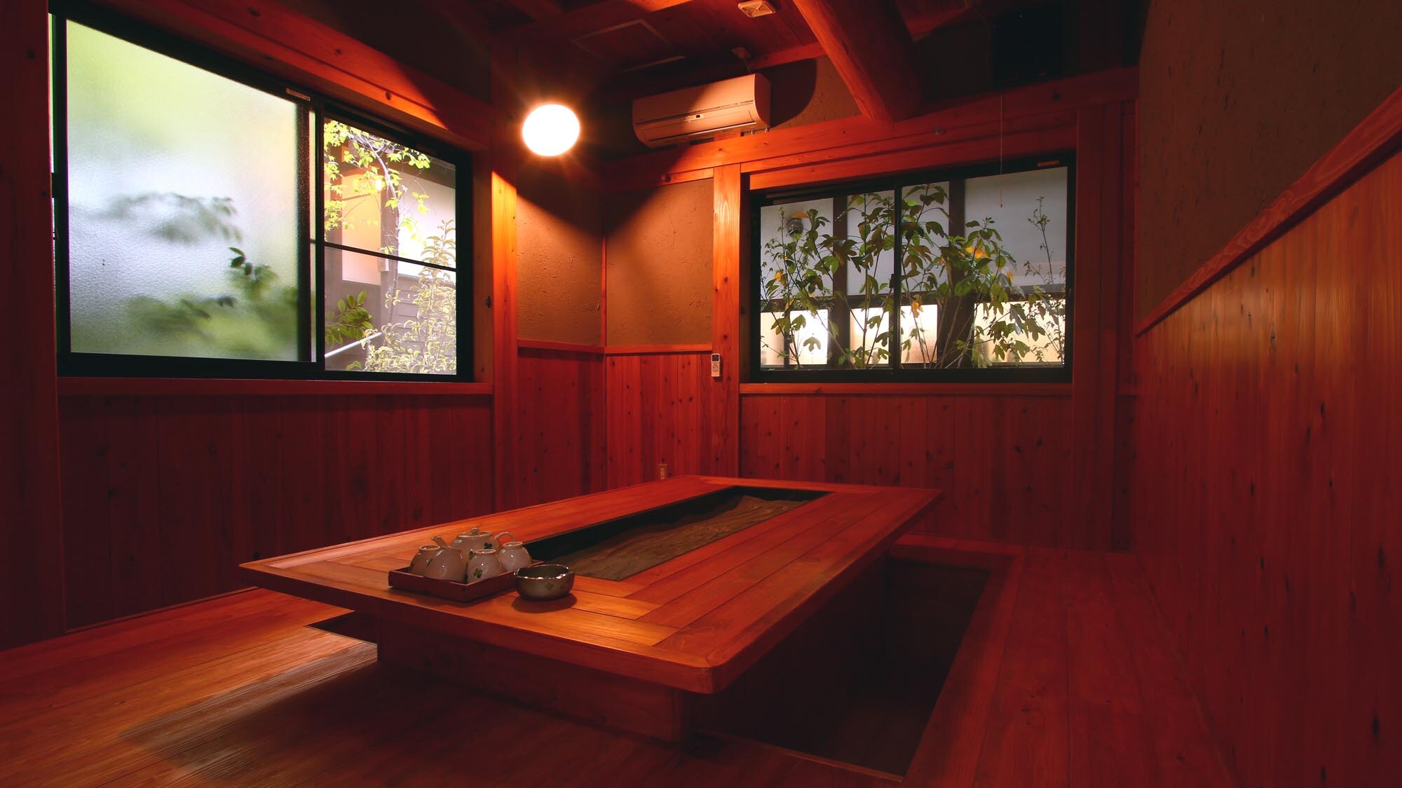 ■Ruang khusus dengan perapian "Momiji"