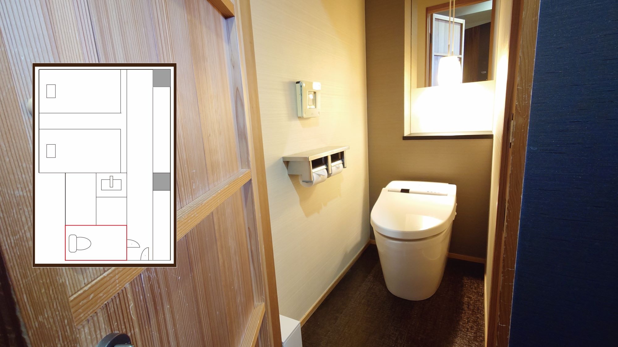 Twin layout (with toilet)