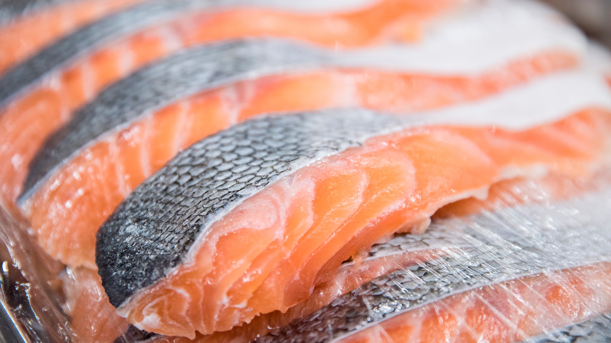 [Breakfast / Salmon] We serve salmon that are everywhere with exquisite saltiness that can only be eaten at Yamatoya Besso.