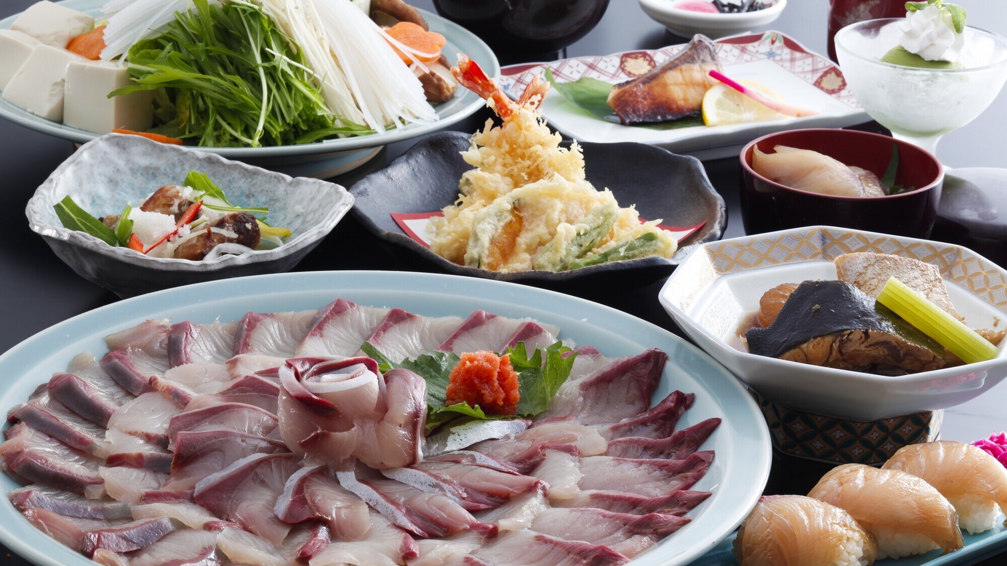 鰤魚涮涮鍋套餐/範例