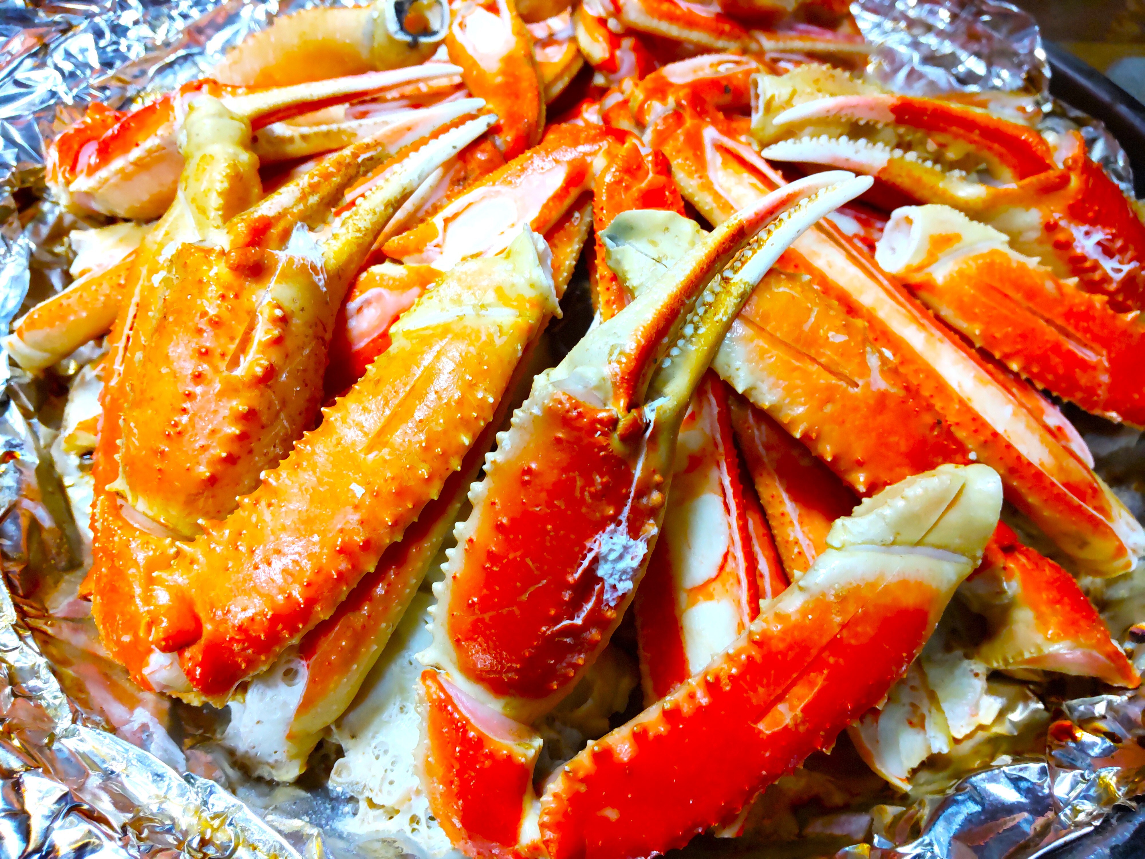 Grilled crab