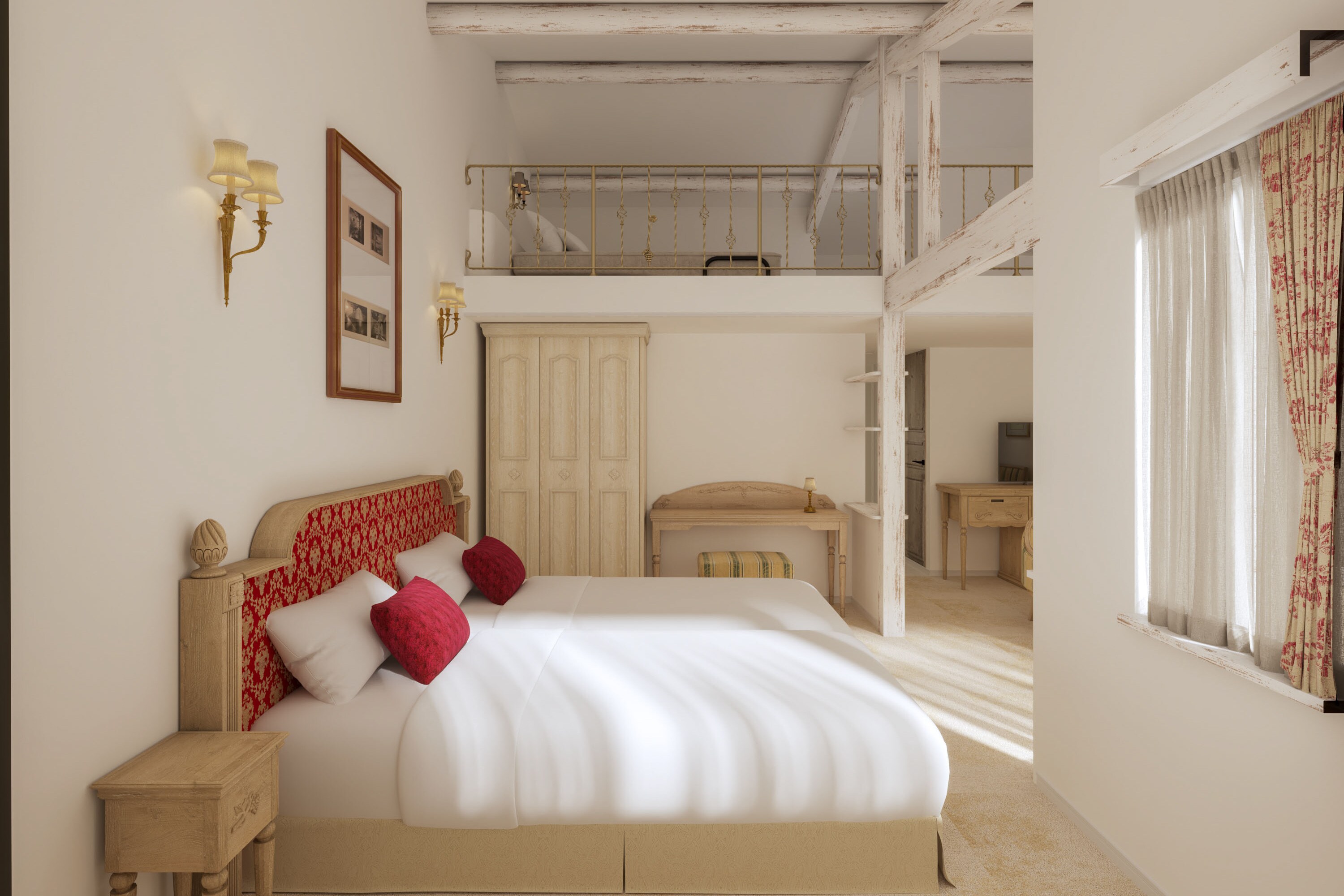 Gambar kamar tamu (tipe loteng)
