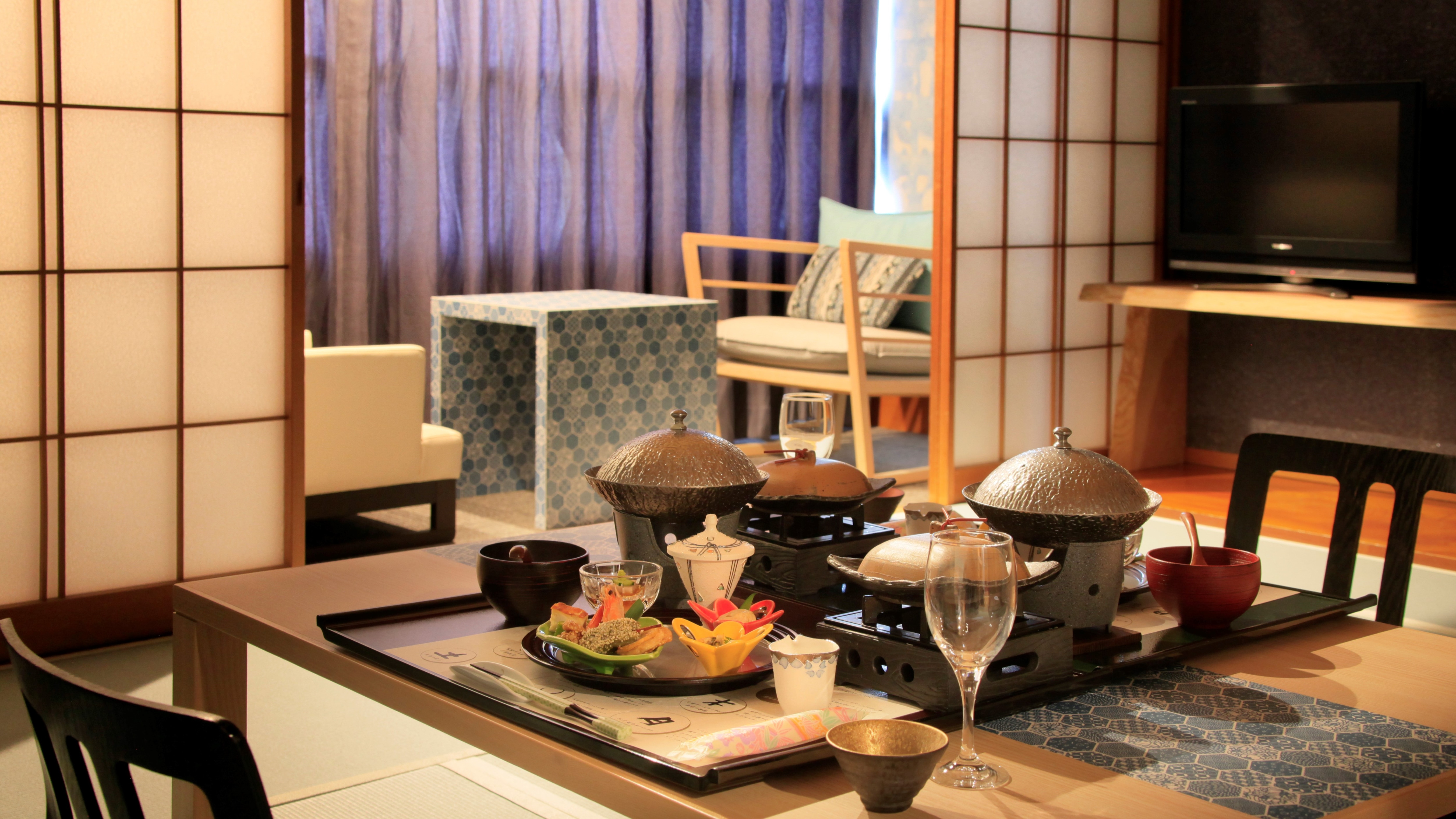 <Wed ~ SUI ~> Japanese-style room 8 tatami mat room meal