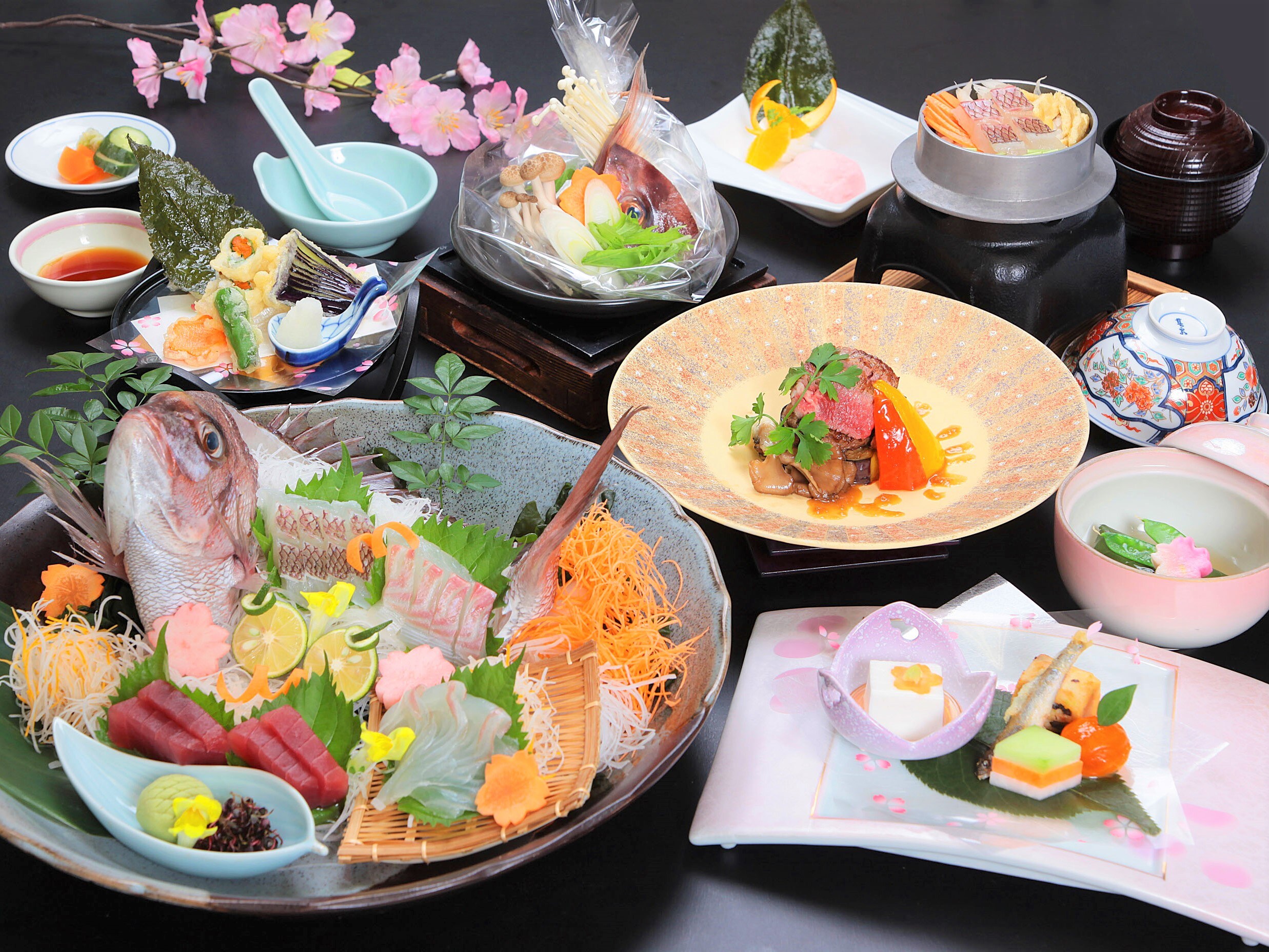 NEW [Spring Limited] Come to Choshu Yamaguchi! It's so delicious! Enjoy the luxurious Sakuradai. ~From Sakuradai Banquet~.