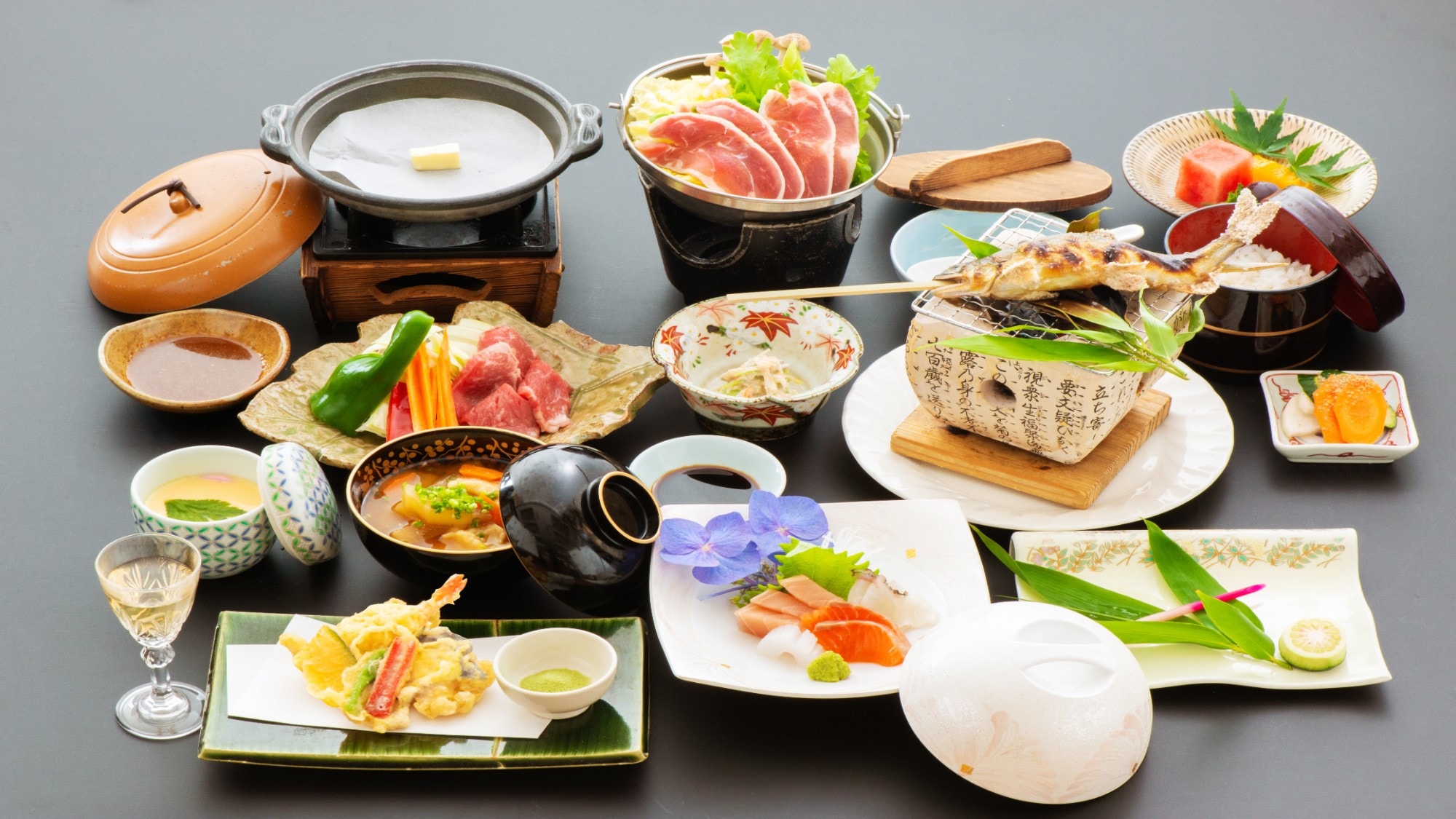 [Basic kaiseki meal] Please enjoy Kuroge Wagyu beef mini steak, etc. *This is an image