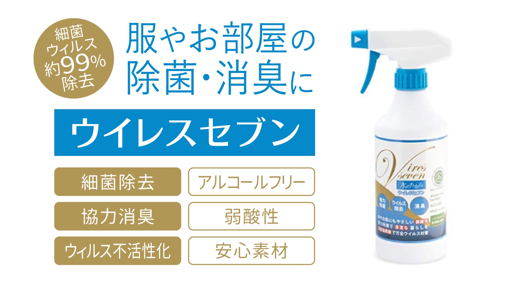 Sterilization / deodorant spray "Willes Seven"