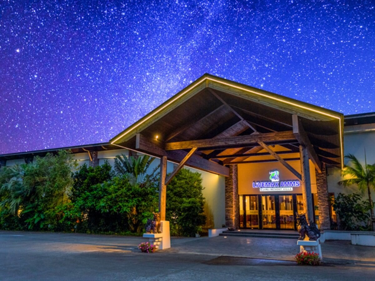 [Main entrance building] A resort with suite villas, all of which are independent, where you will be greeted by a starry sky.