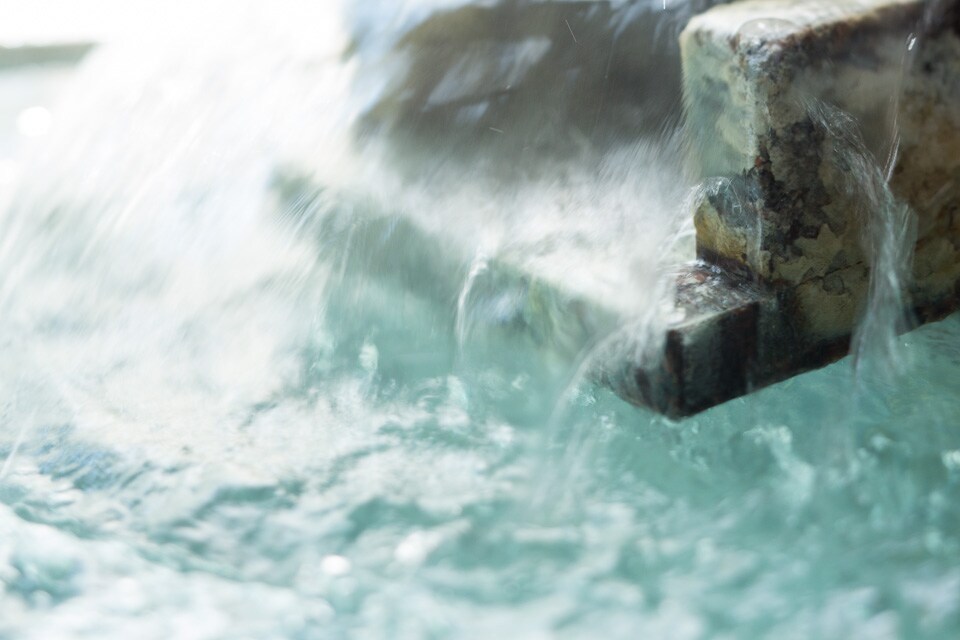 [Bath] Free-flowing Motohakone hot spring water
