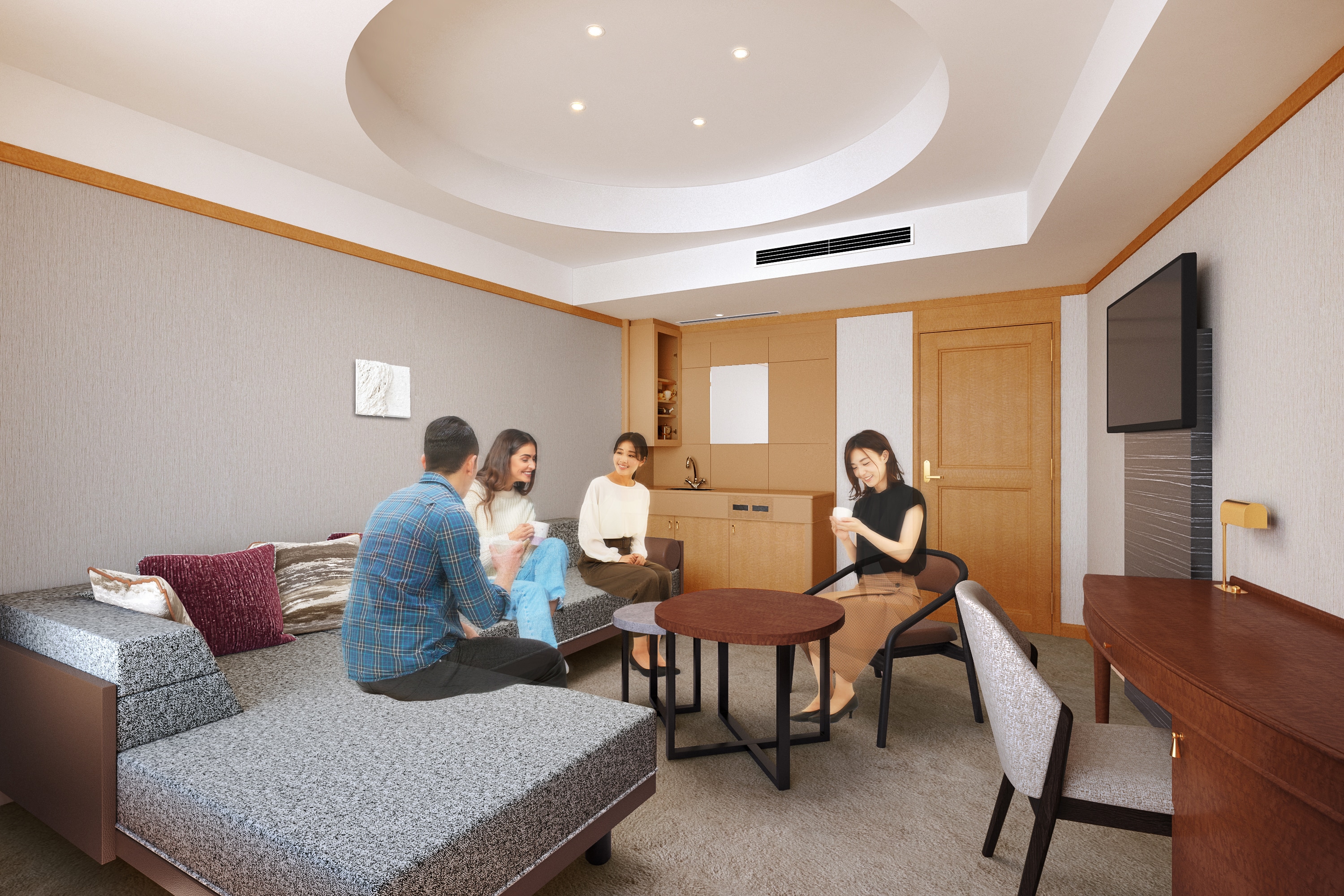 Club Suite Family Room Living Room