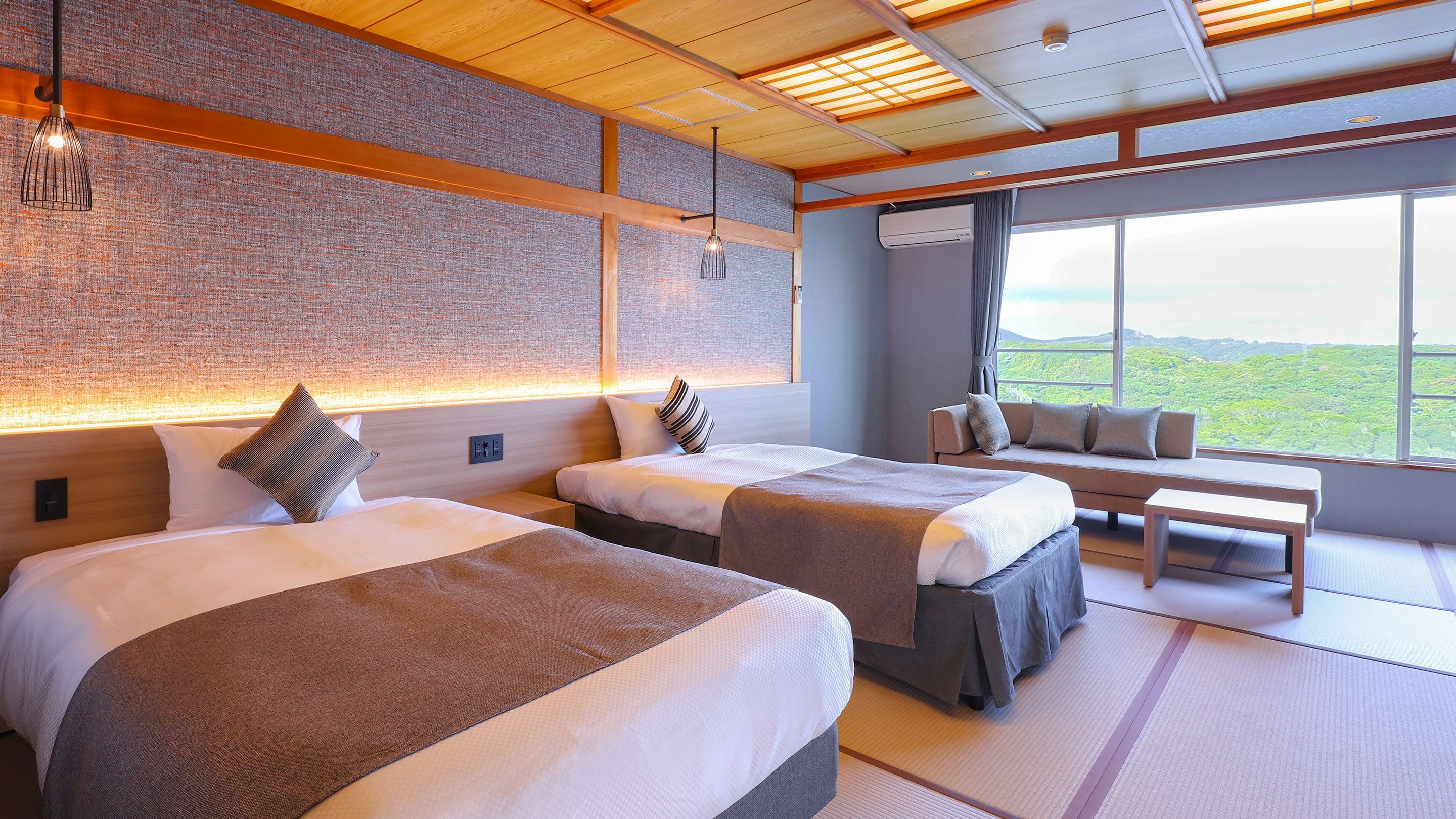 [Không hút thuốc] Giường kiểu Nhật Superior với 12 bồn tắm trong nhà trải chiếu tatami (phía biển) *Hình ảnh