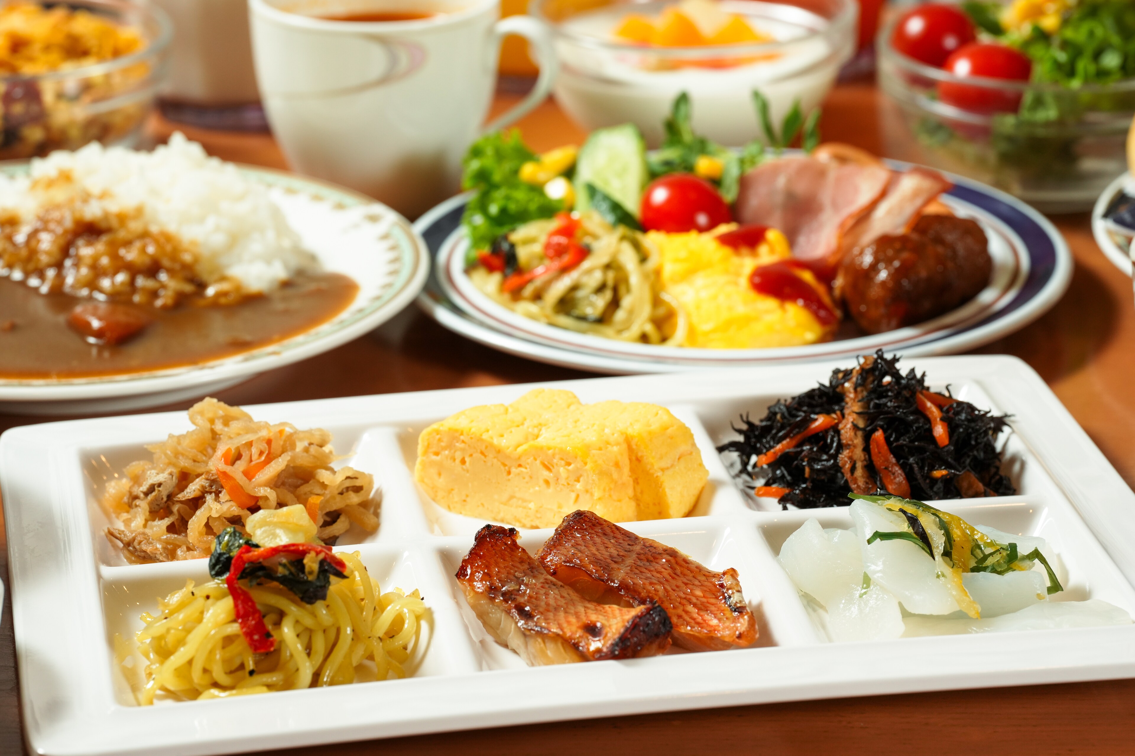 An example of a buffet