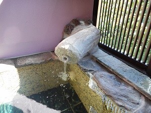 Guest room "bird" open-air bath