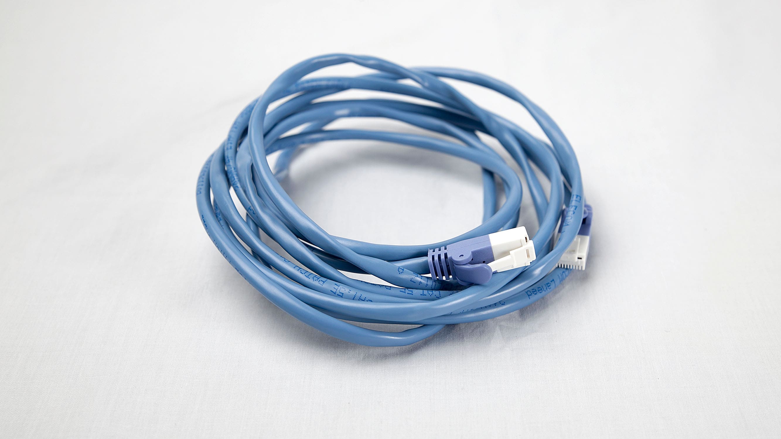 LAN cables are available in each room.