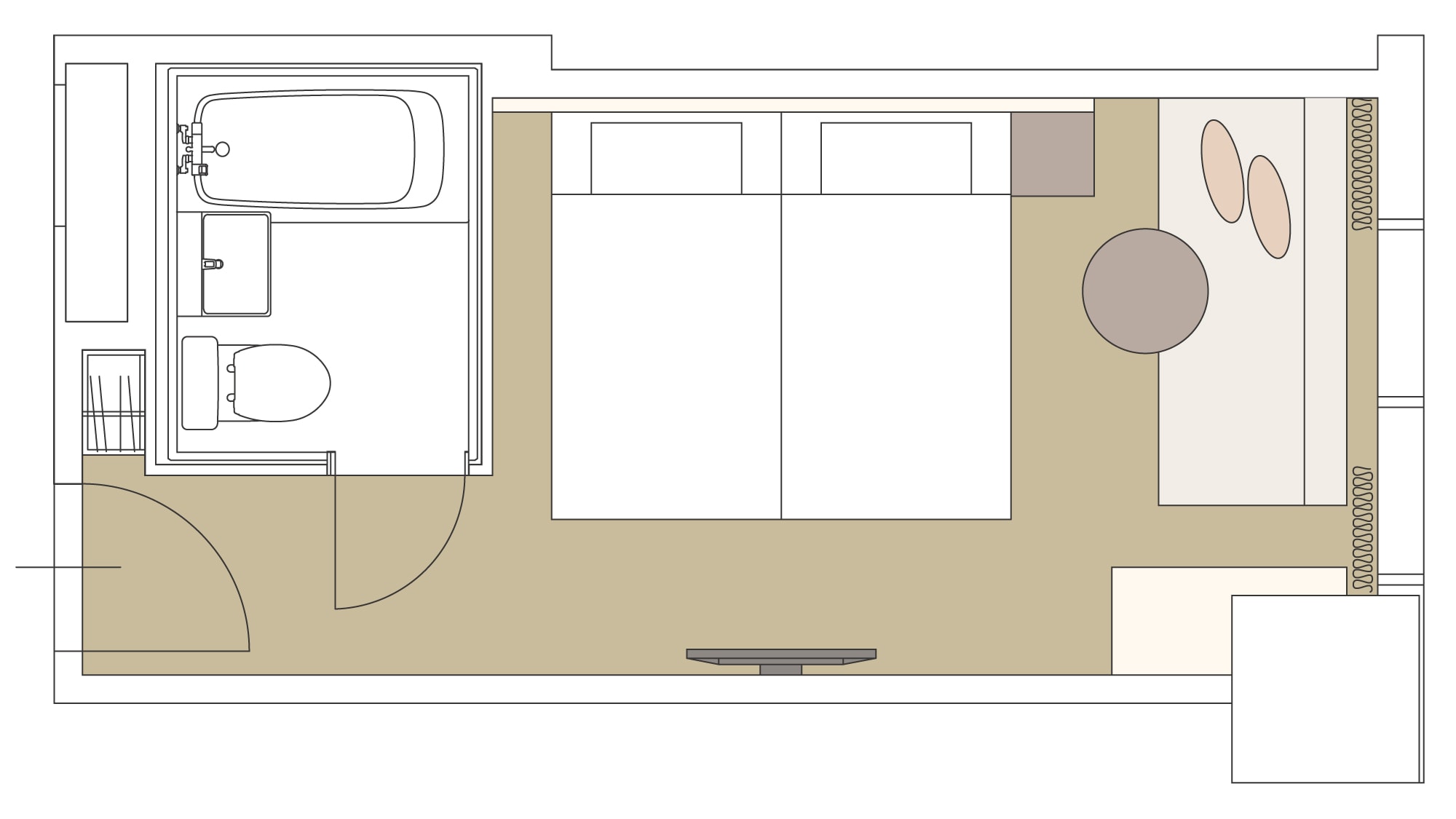 kamar kembar