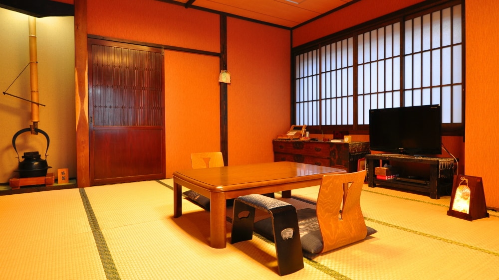 [Hanamizuki, non-smoking] Japanese-style room with semi-open-air bath