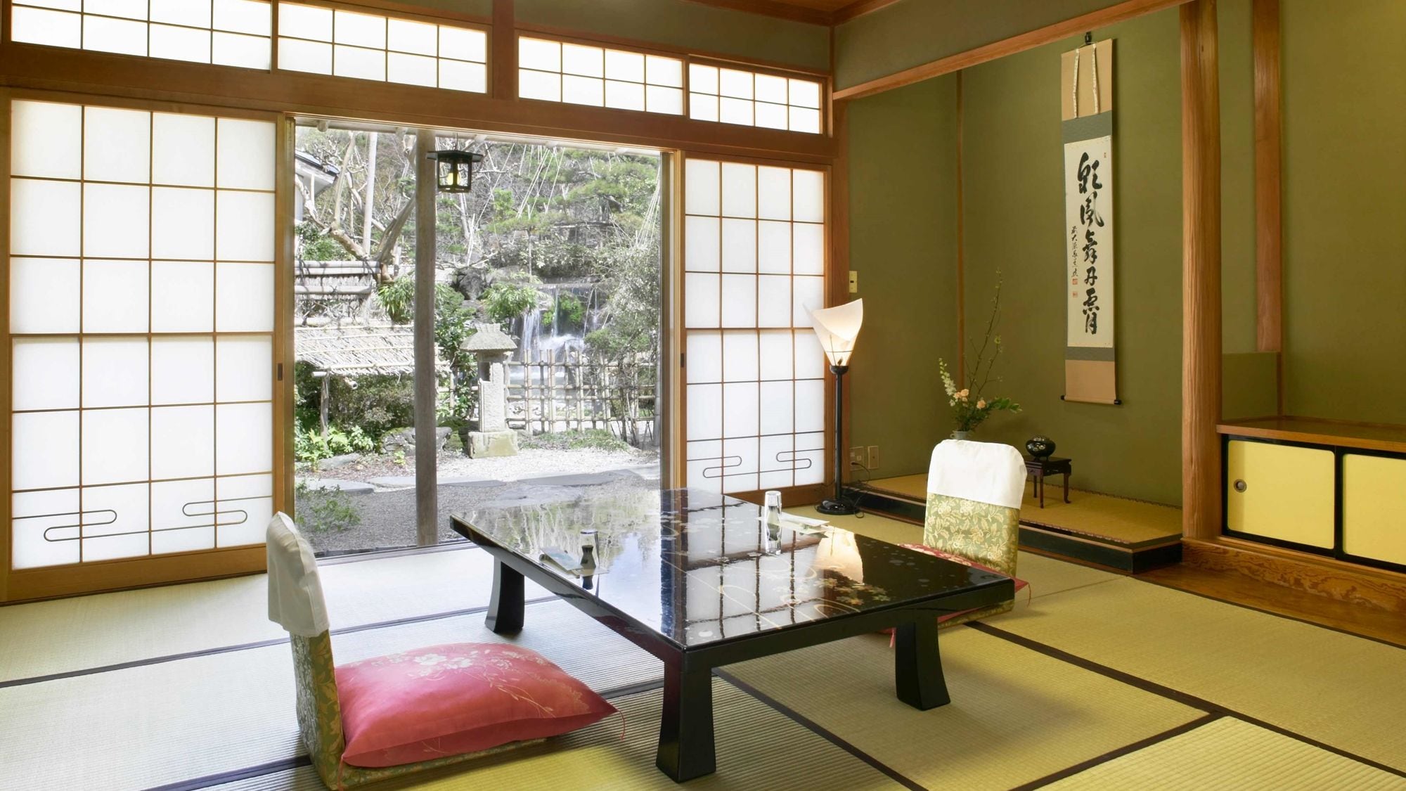 Vườn tre biệt lập [Phòng Camellia (10 chiếu tatami + 6 chiếu tatami)]