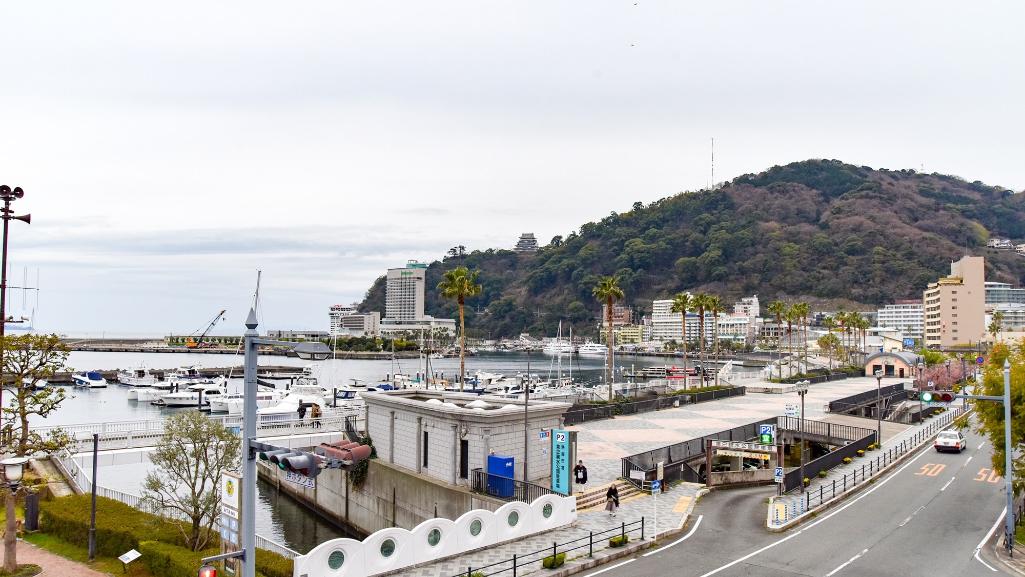* An example of the view from the guest room on the sea side