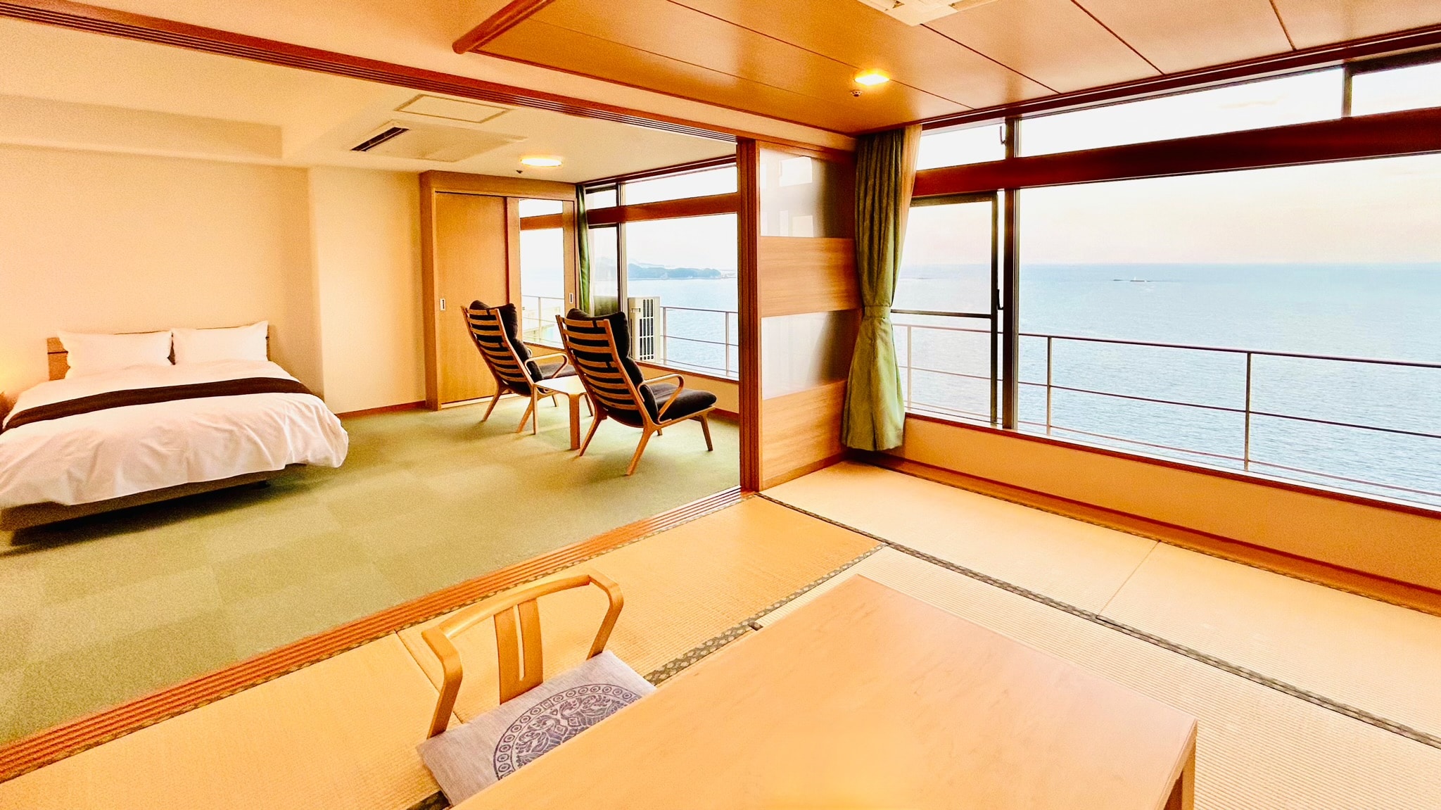 [Gedung Yamagami/Bebas Rokok] Kamar bergaya Jepang-Barat (sisi Samudra Pasifik)