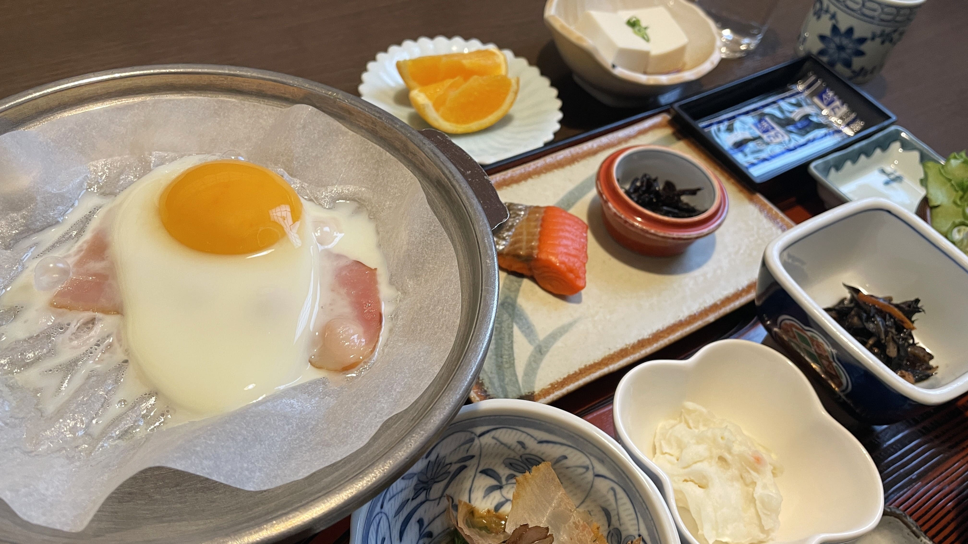 ◆Breakfast is the source of energy for the day. We offer a comforting Japanese set meal.