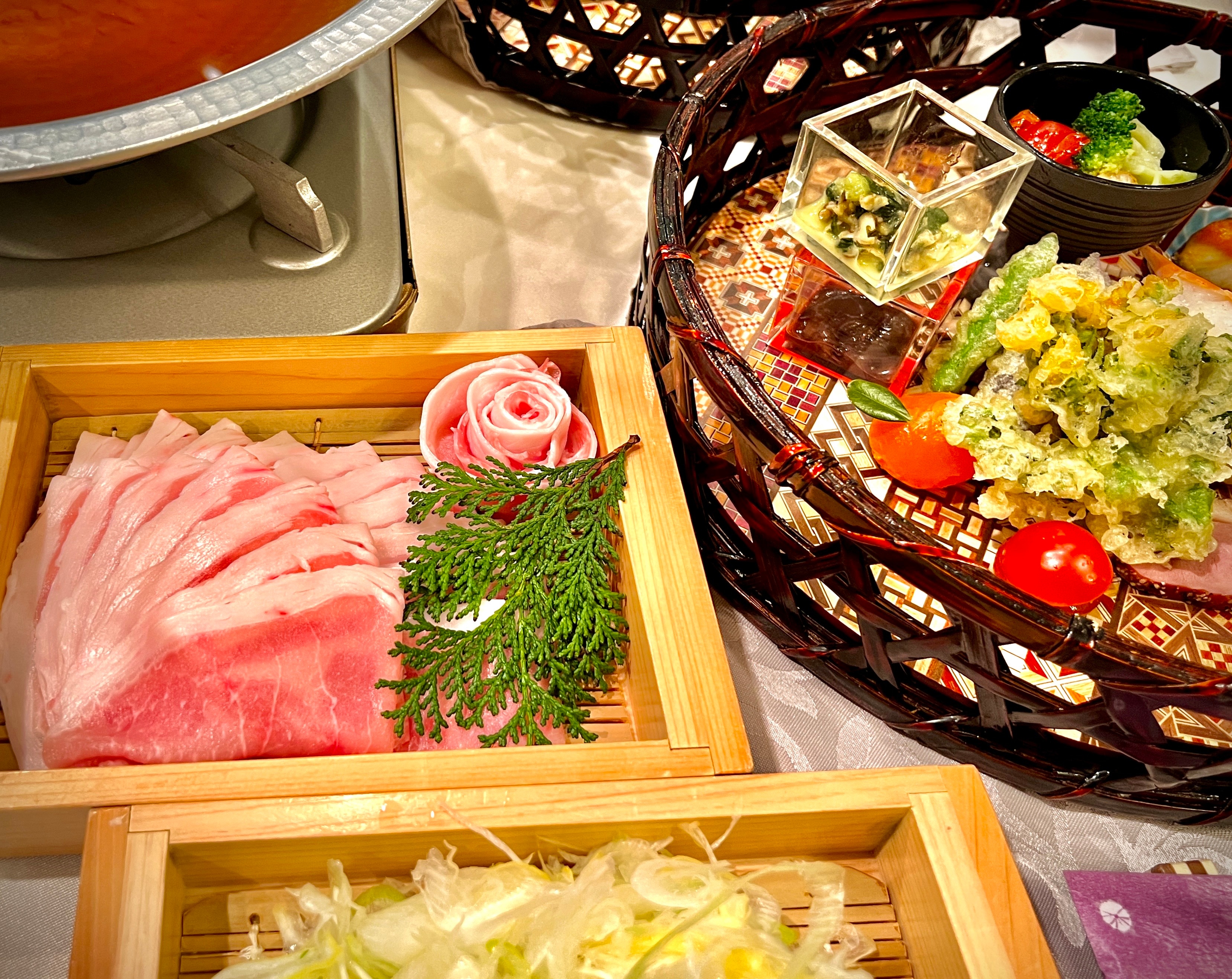 Onion pork shabu