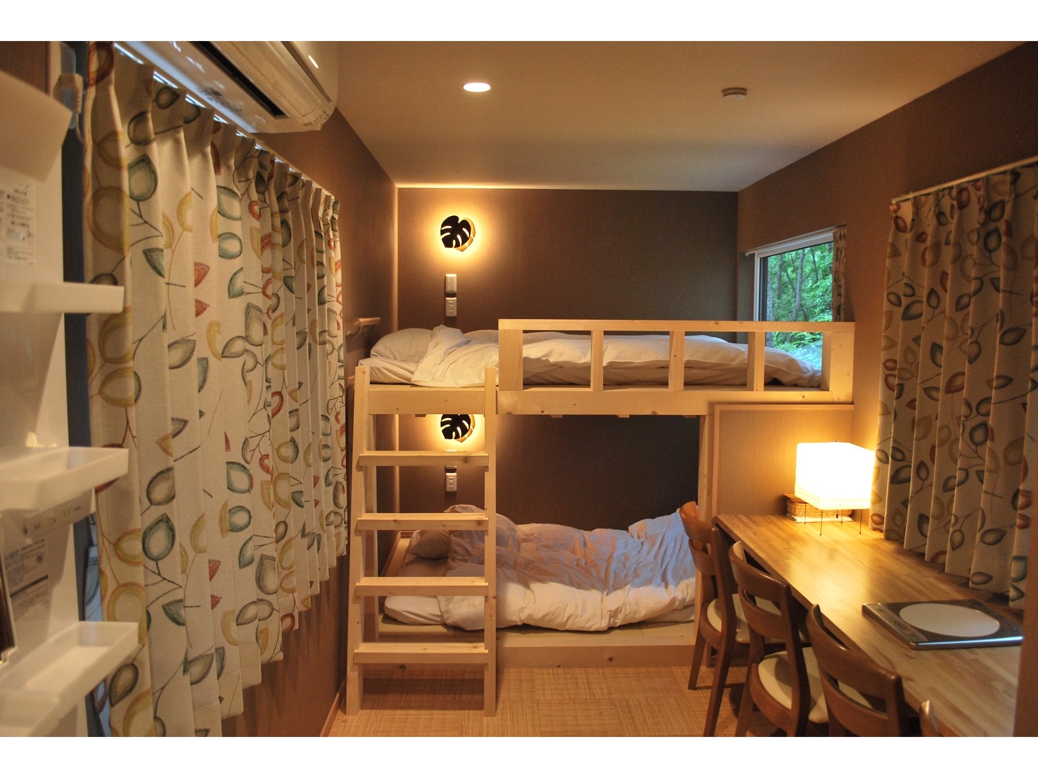 Interior of the mini cottage