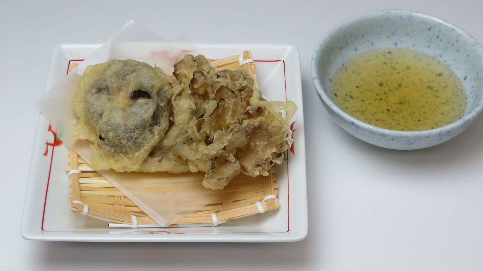 Ví dụ về bữa tối: Tempura nấm