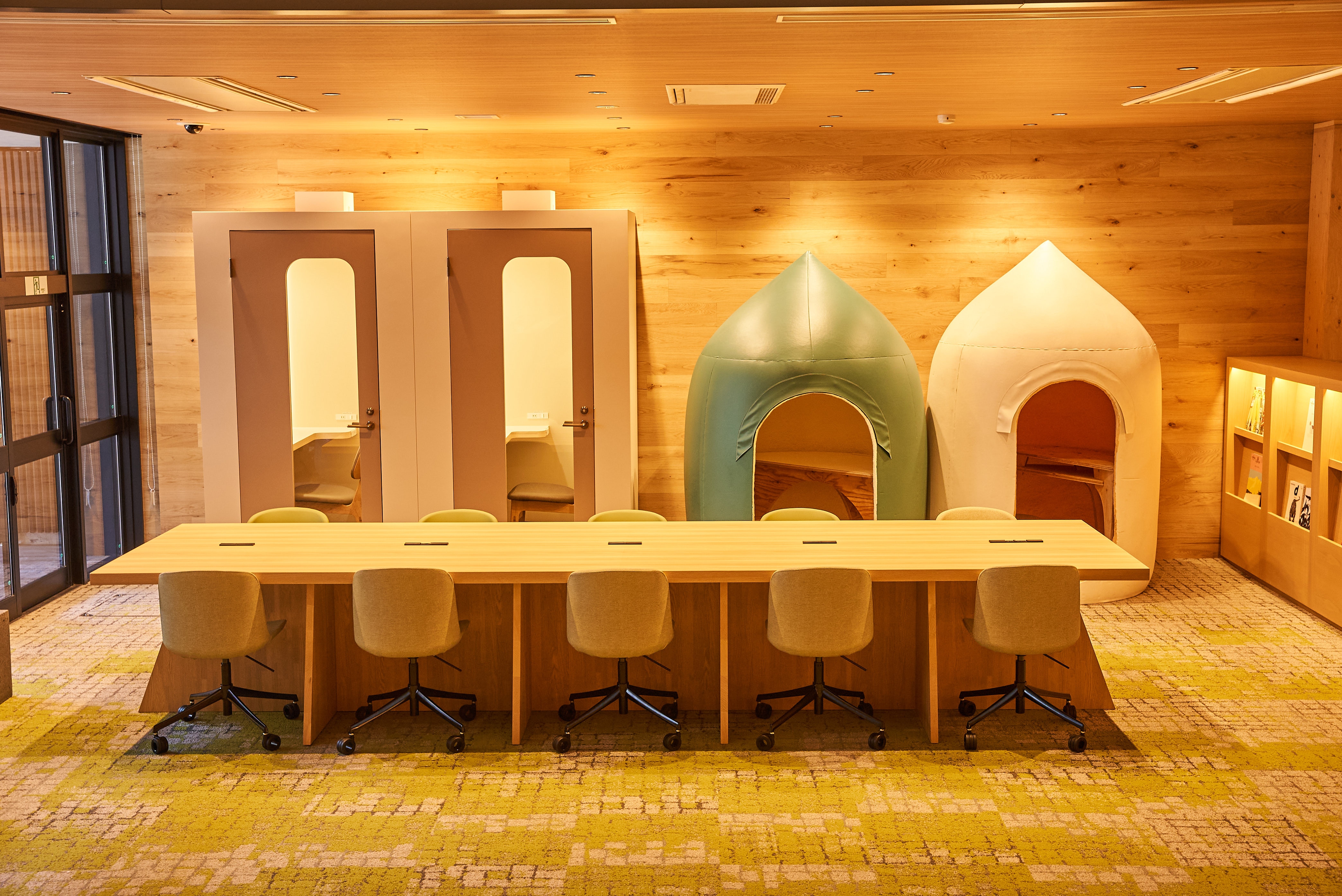 Coworking space in the building